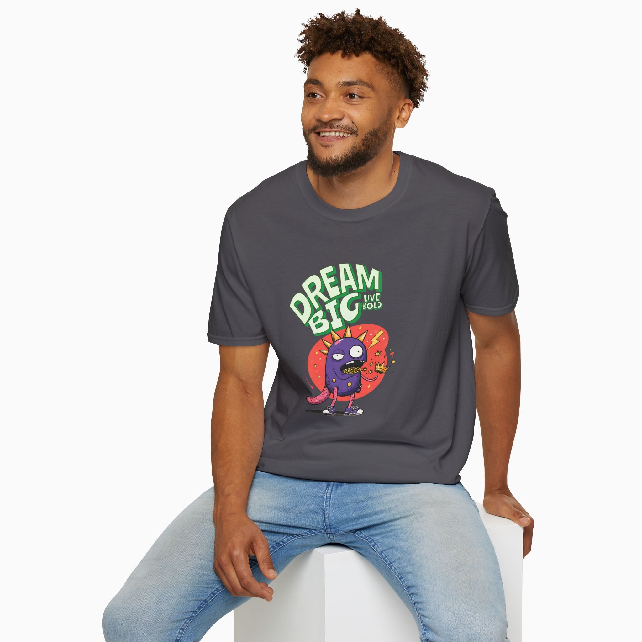 Dream Big, Live Bold Unisex T-Shirt - Premium Cotton & Safety