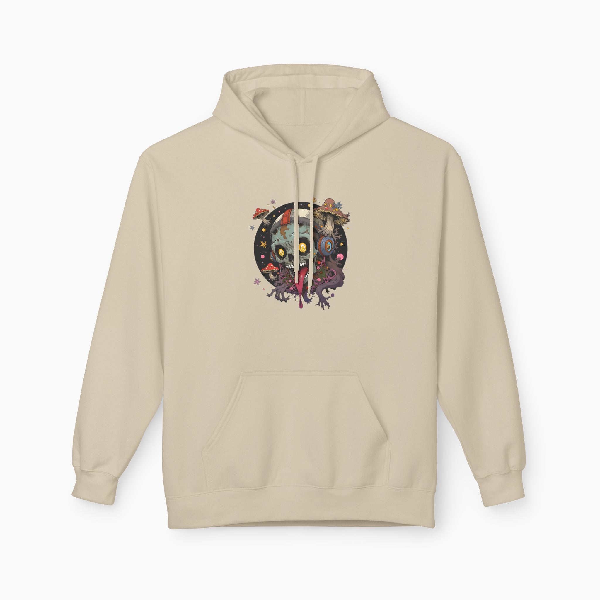 Psychedelic Mushroom Skull Unisex Hoodie