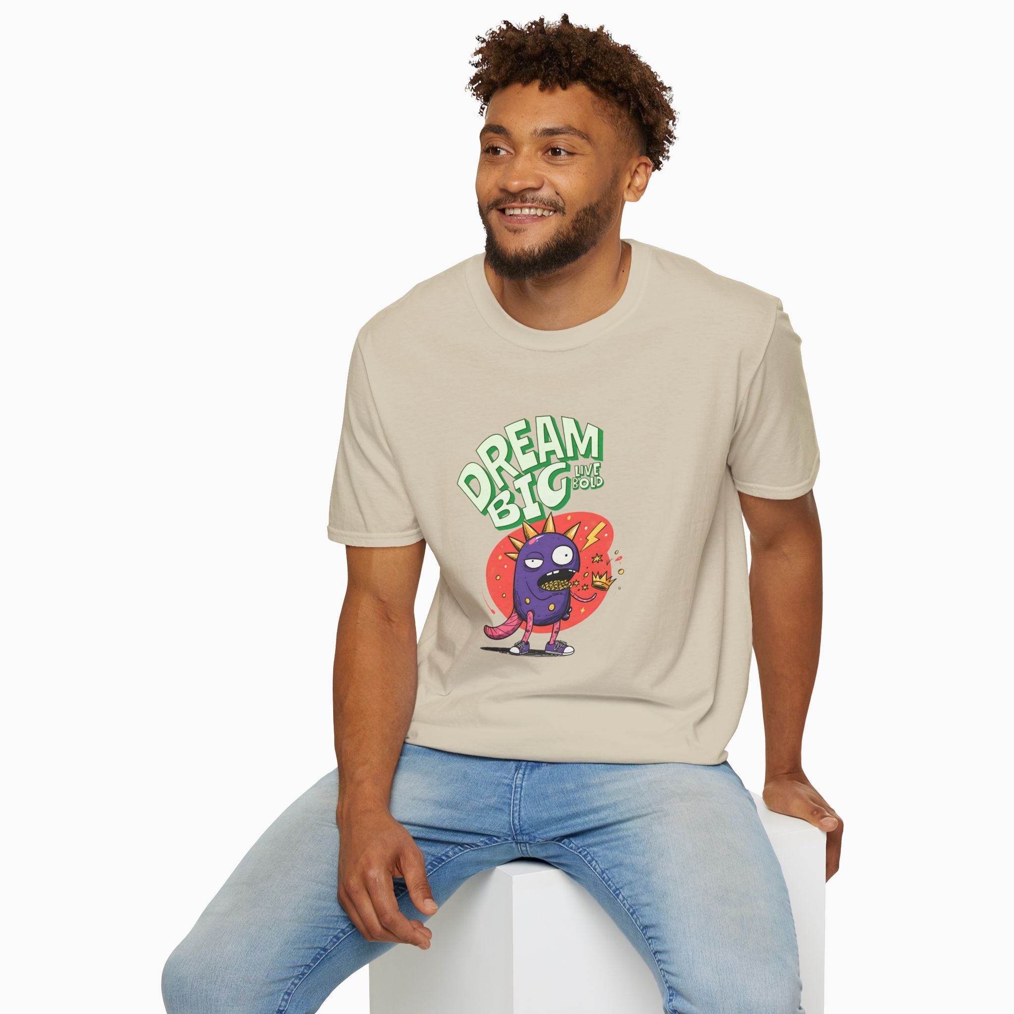 Dream Big, Live Bold Unisex T-Shirt - Premium Cotton & Safety