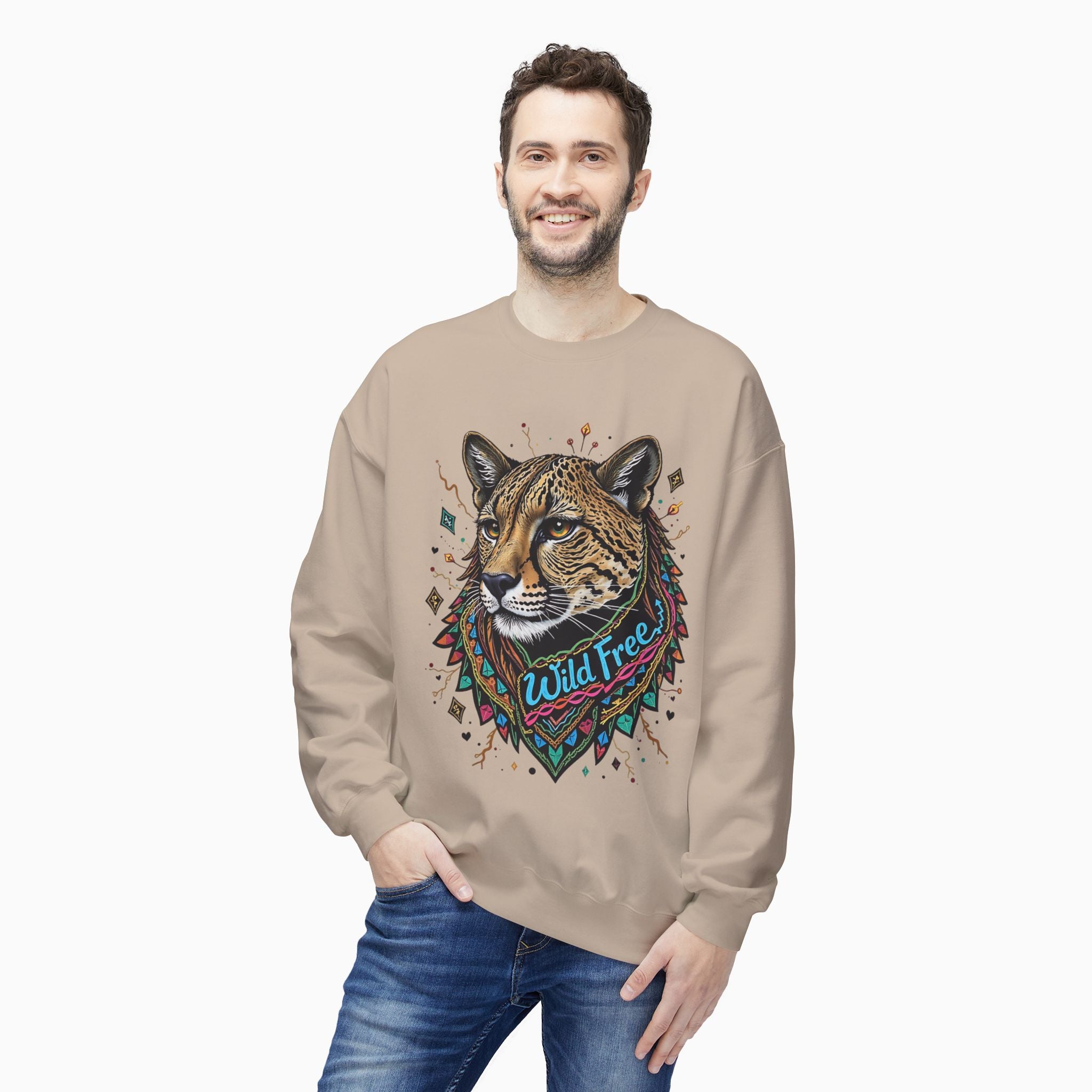 Egypt Style Wild Free Cheetah Unisex Sweatshirt