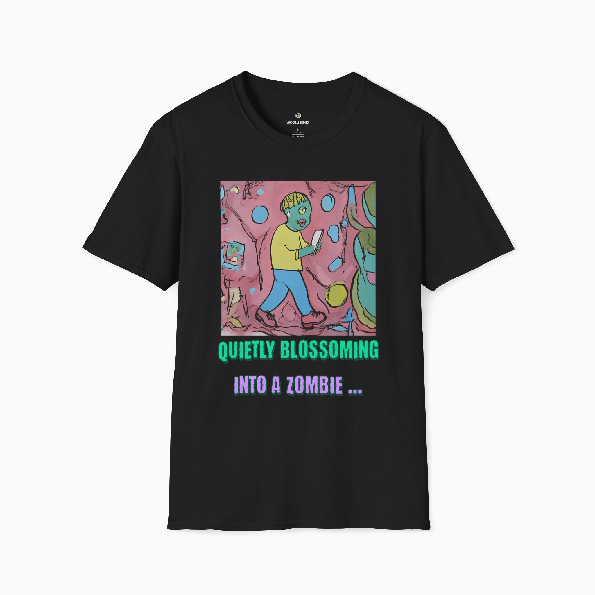 Quietly Blossoming into a Zombie Unisex T-Shirt
