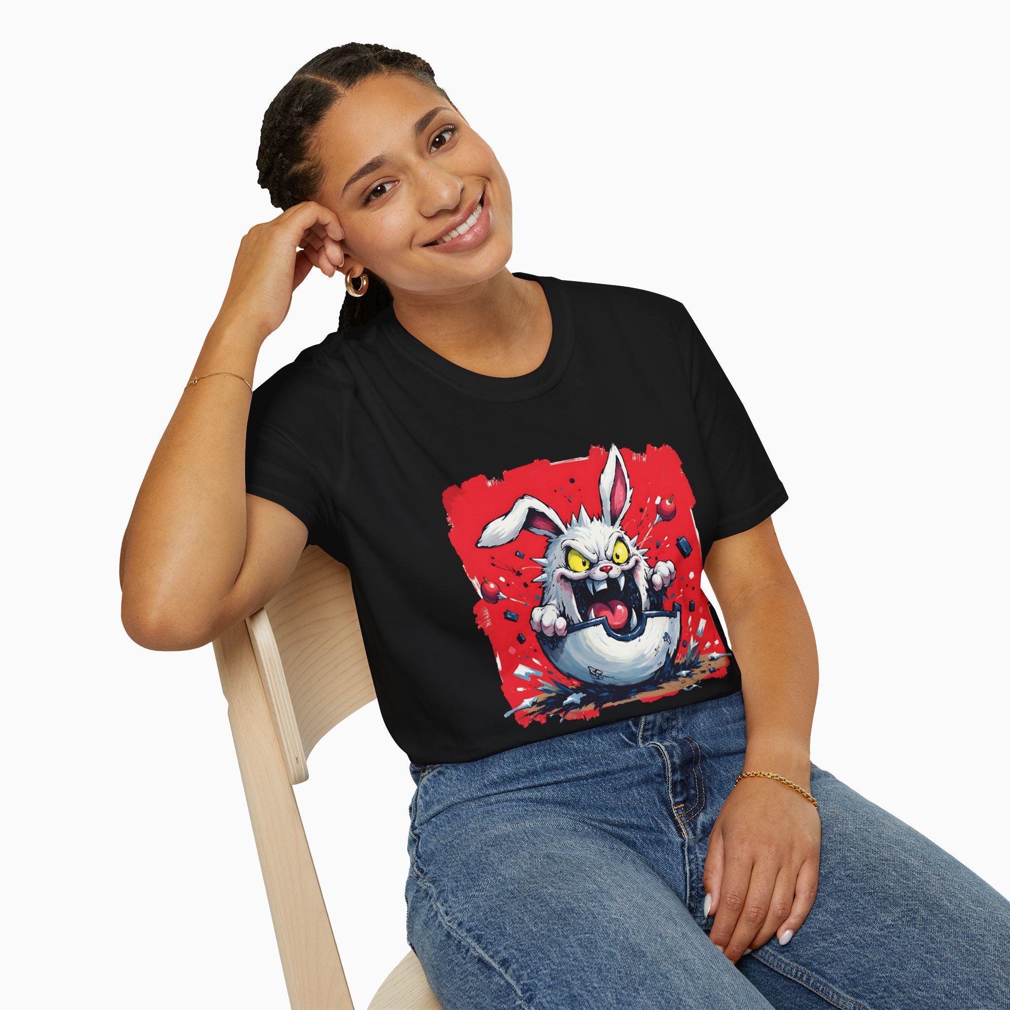 Crazy Rabbit Poké Ball Unisex T-Shirt