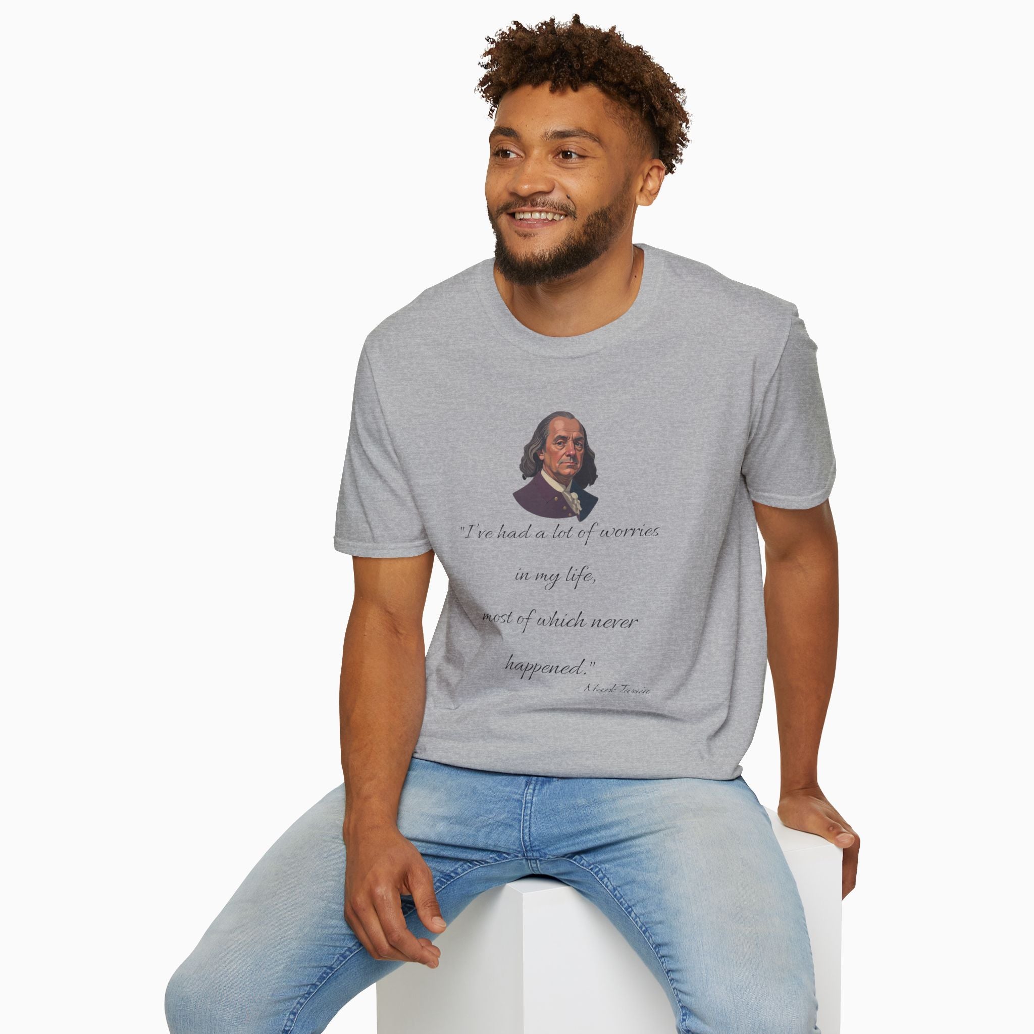 Mark Twain Life Advice Unisex T-Shirt