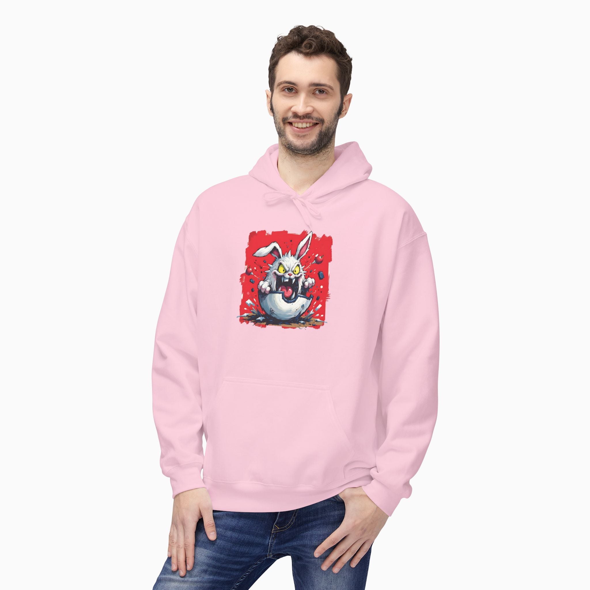 Crazy Rabbit Poké Ball Unisex Hoodie