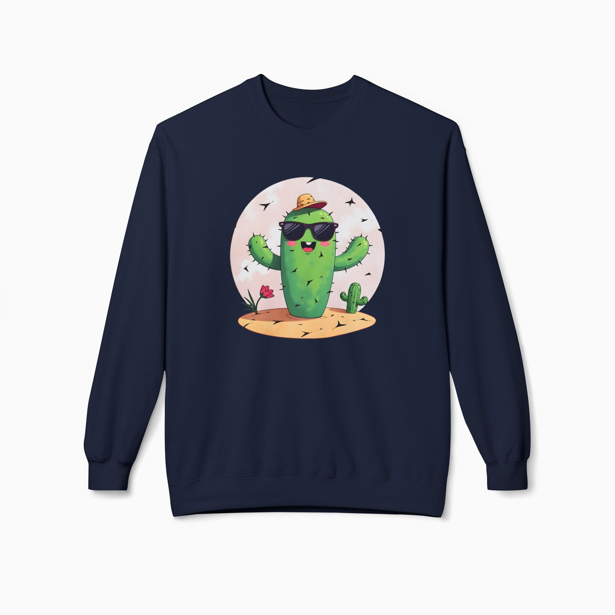Wild Cute Cartoon Cactus Unisex Sweatshirt