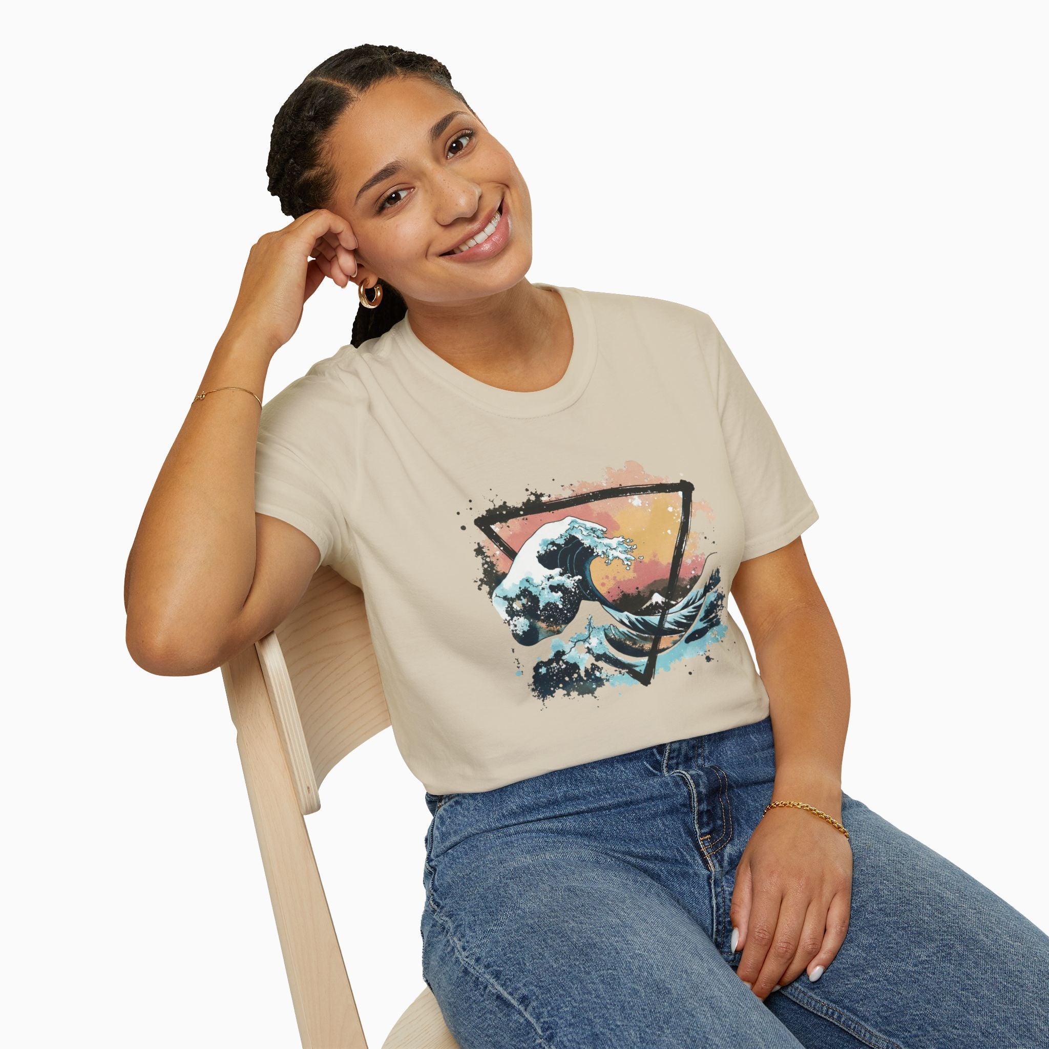 Kanagawa Japanese The Great Wave Unisex T-Shirt