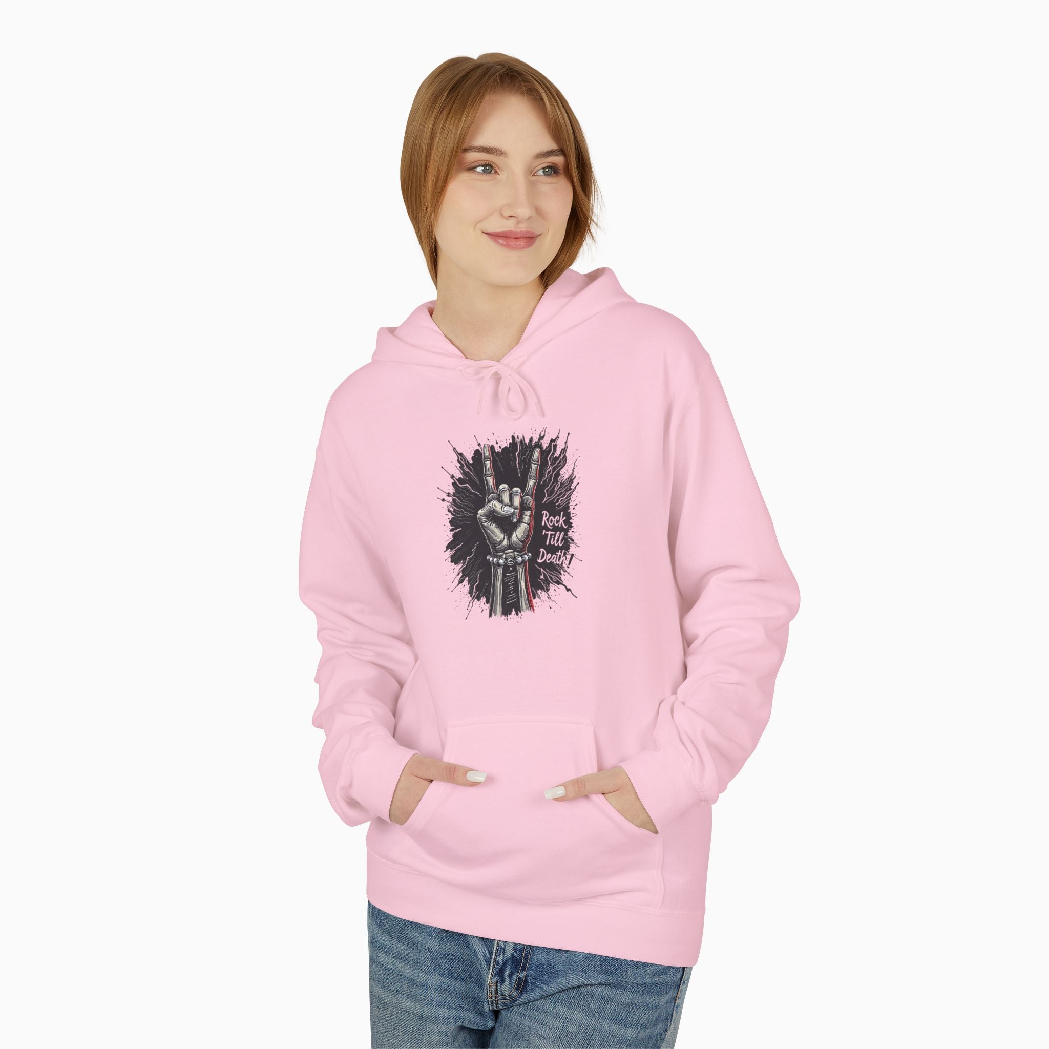 Rock and Roll Till Death Unisex Hoodie - Exclusive Woollieemix Design
