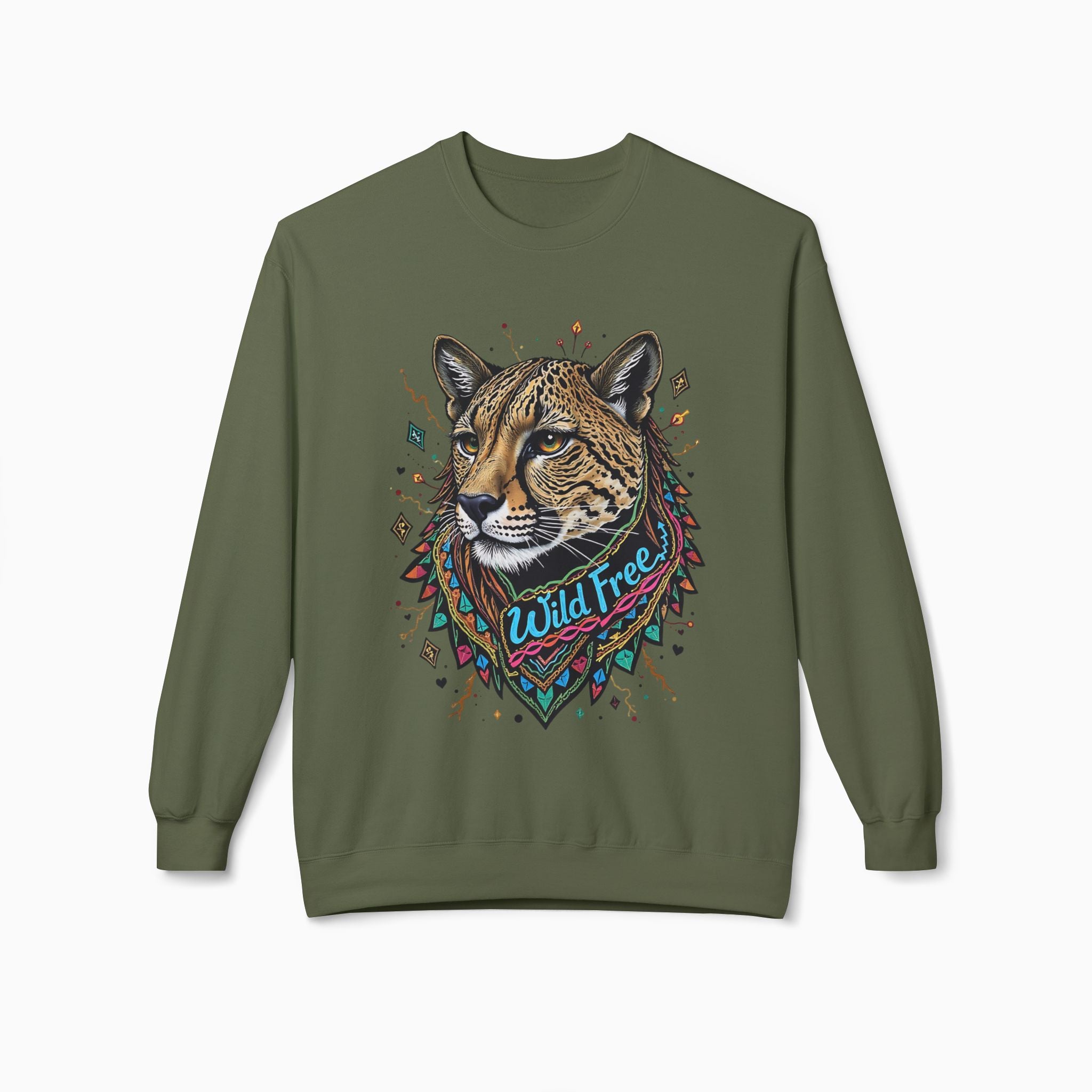 Egypt Style Wild Free Cheetah Unisex Sweatshirt