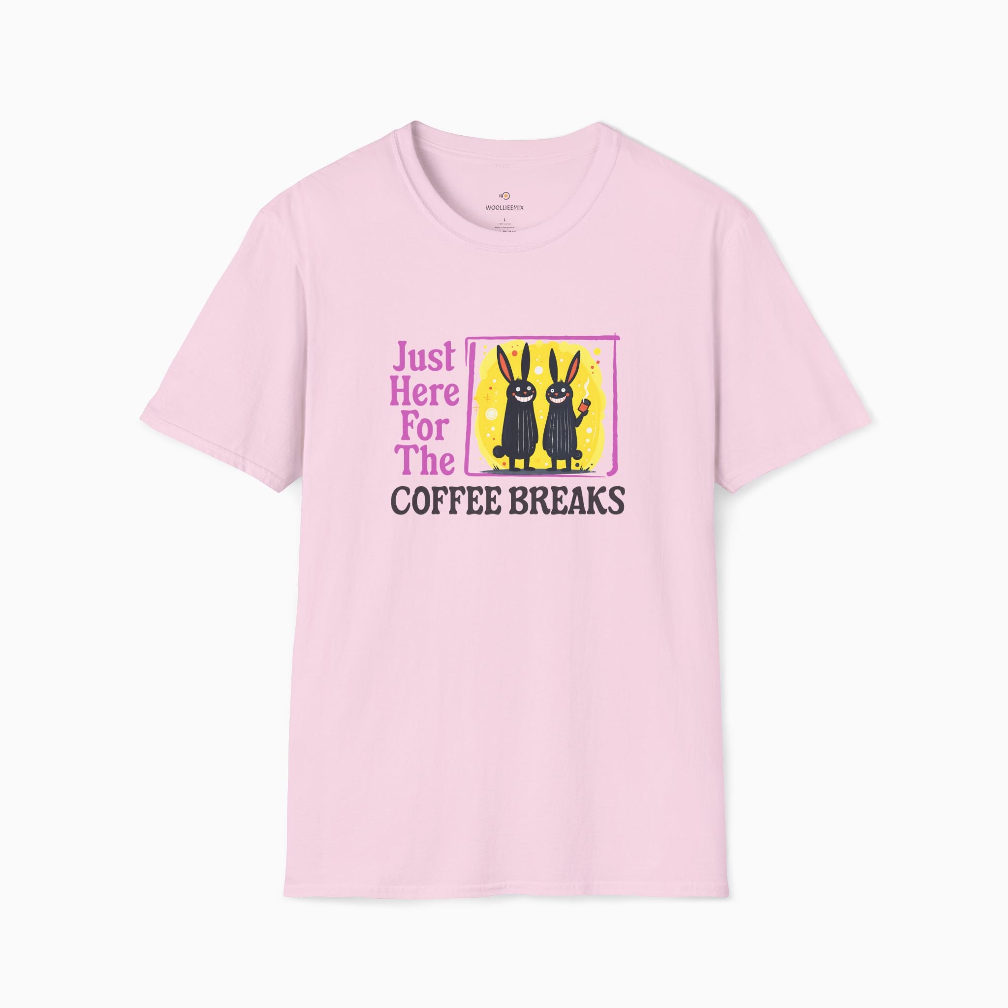 Just Here For The Coffee Breaks Unisex T-Shirt