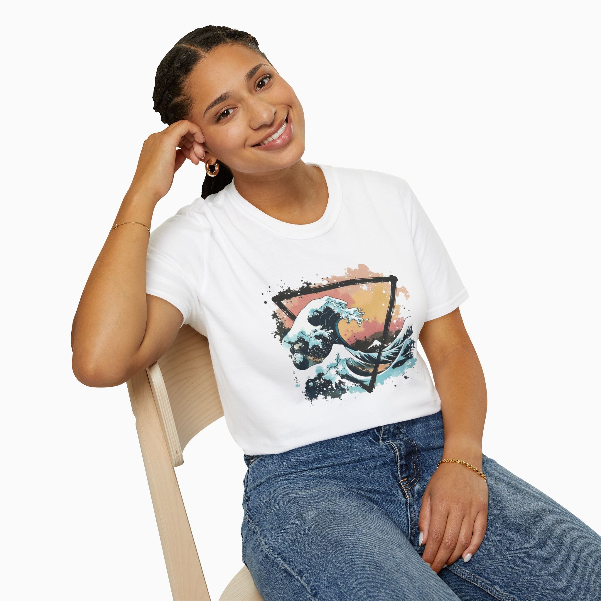 Kanagawa Japanese The Great Wave Unisex T-Shirt