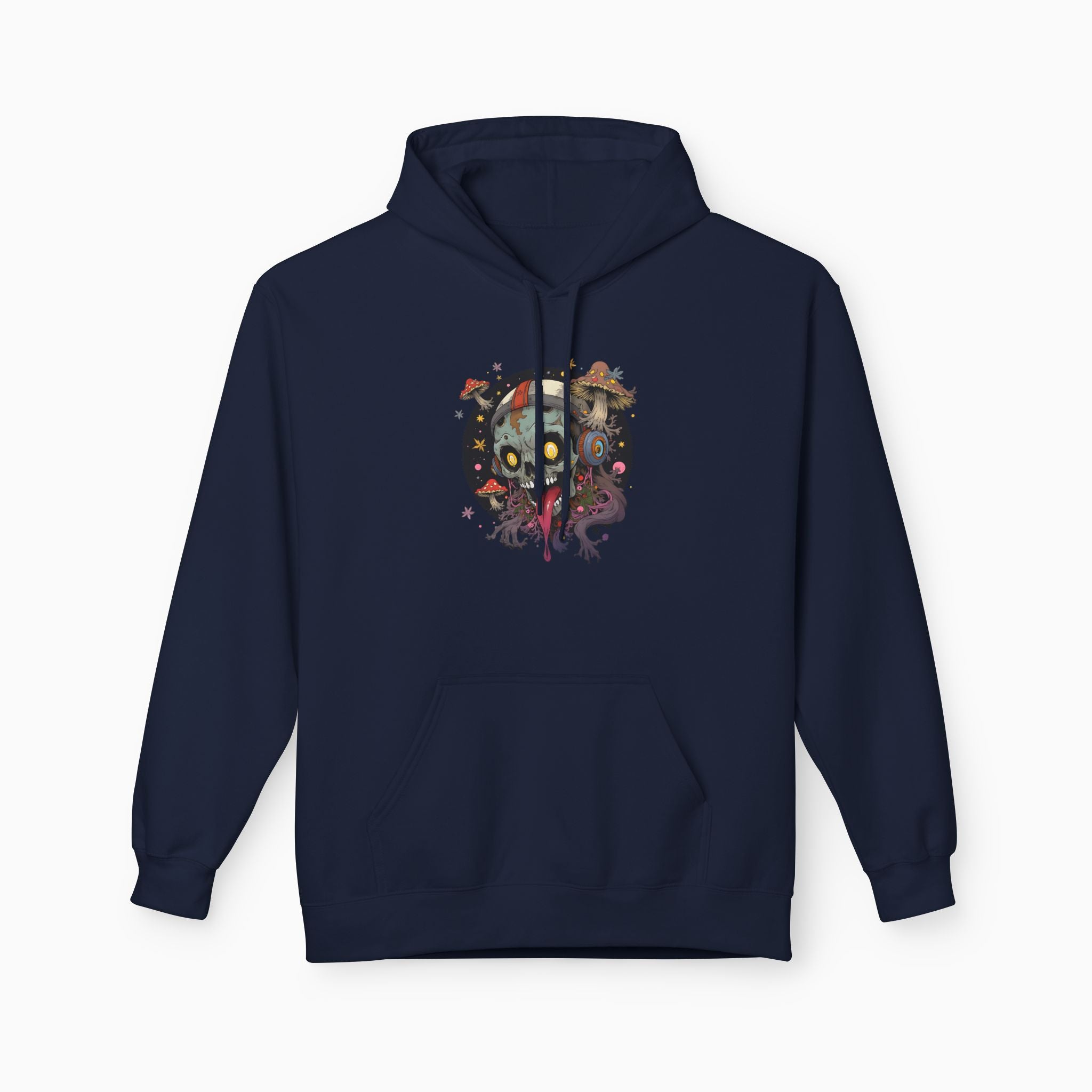 Psychedelic Mushroom Skull Unisex Hoodie
