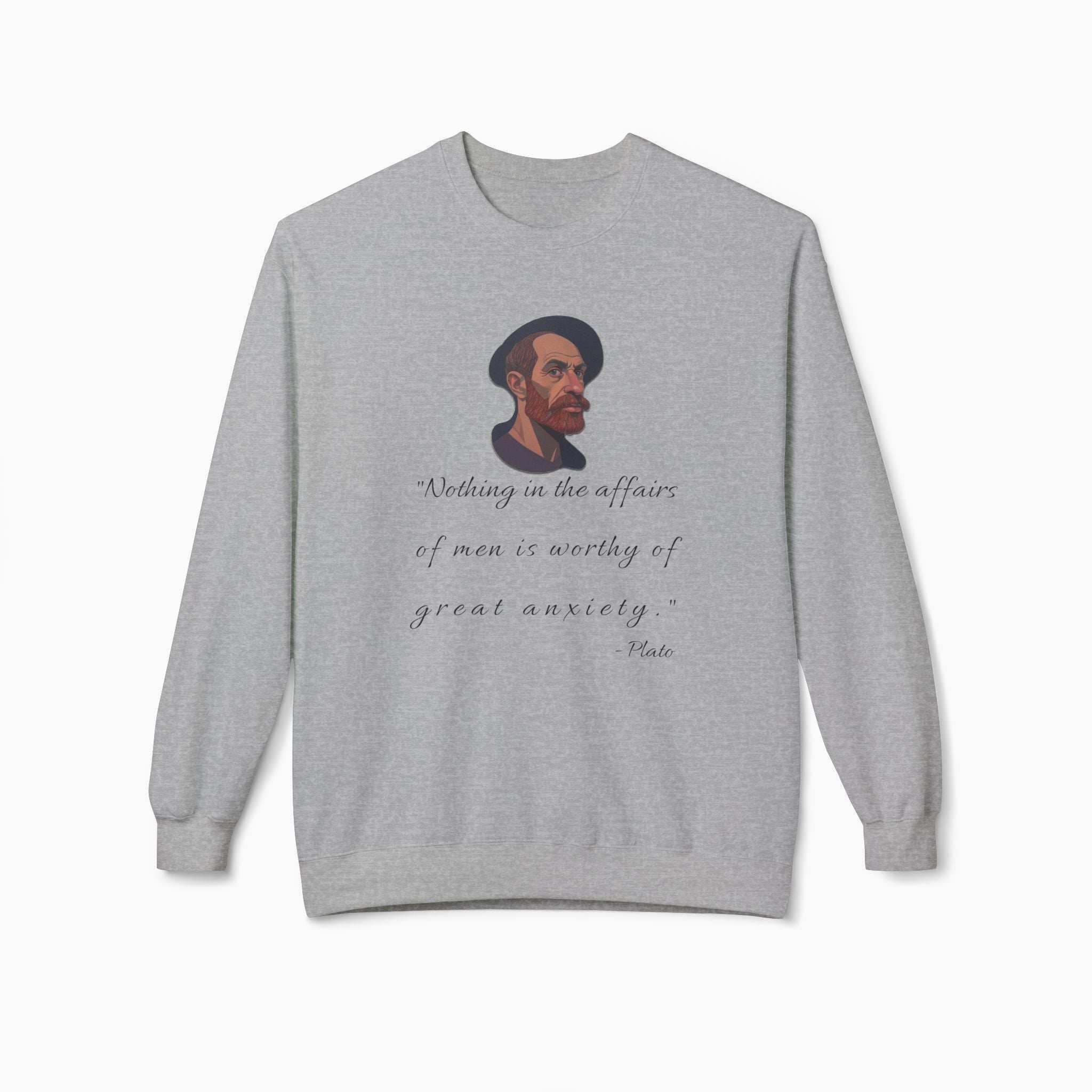 Plato Life Advice Sweatshirt | Unisex Comfort by Woollieemix