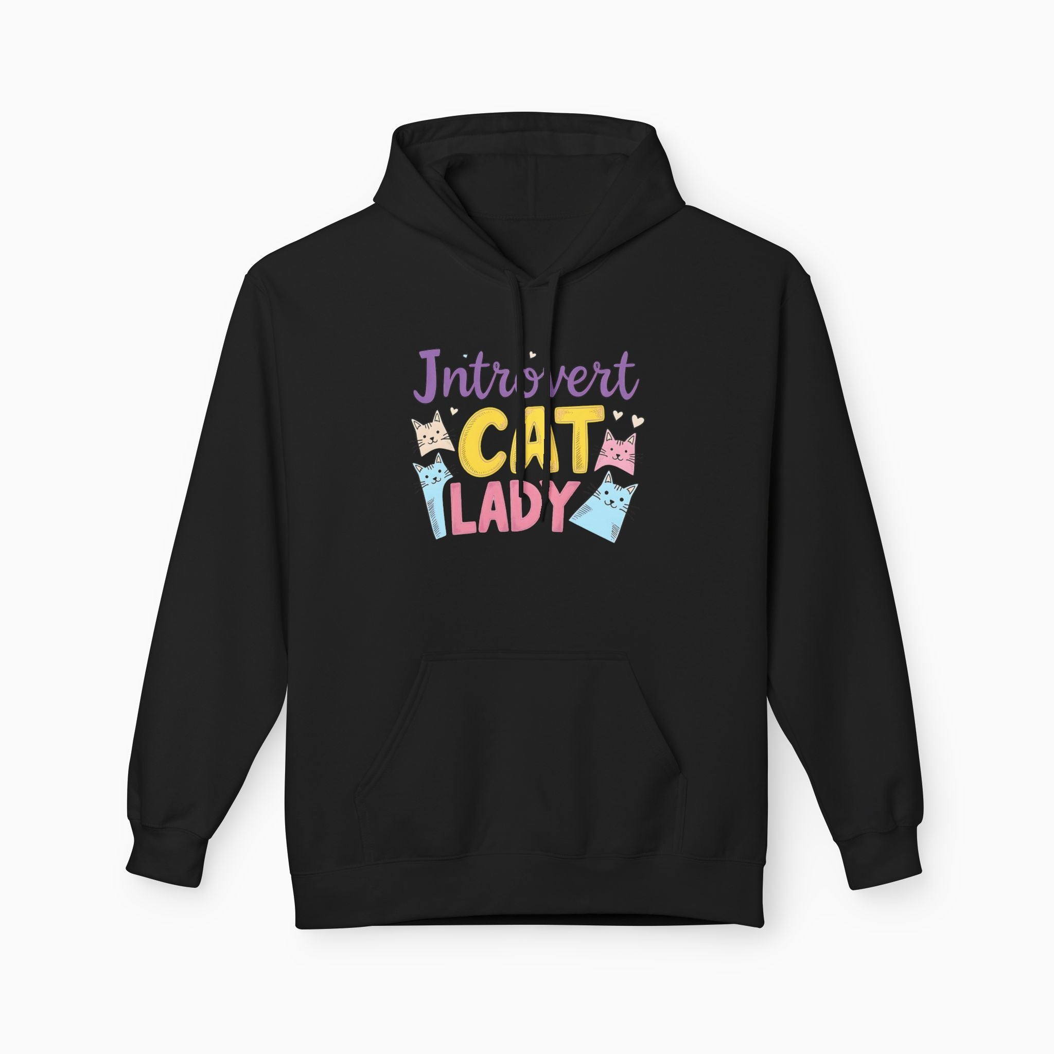 Introvert & Childless Cat Lady Unisex Hoodie