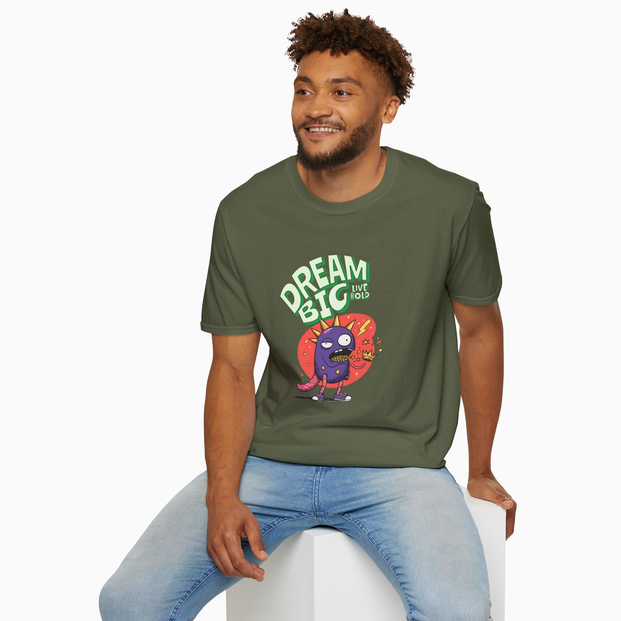 Dream Big, Live Bold Unisex T-Shirt - Premium Cotton & Safety