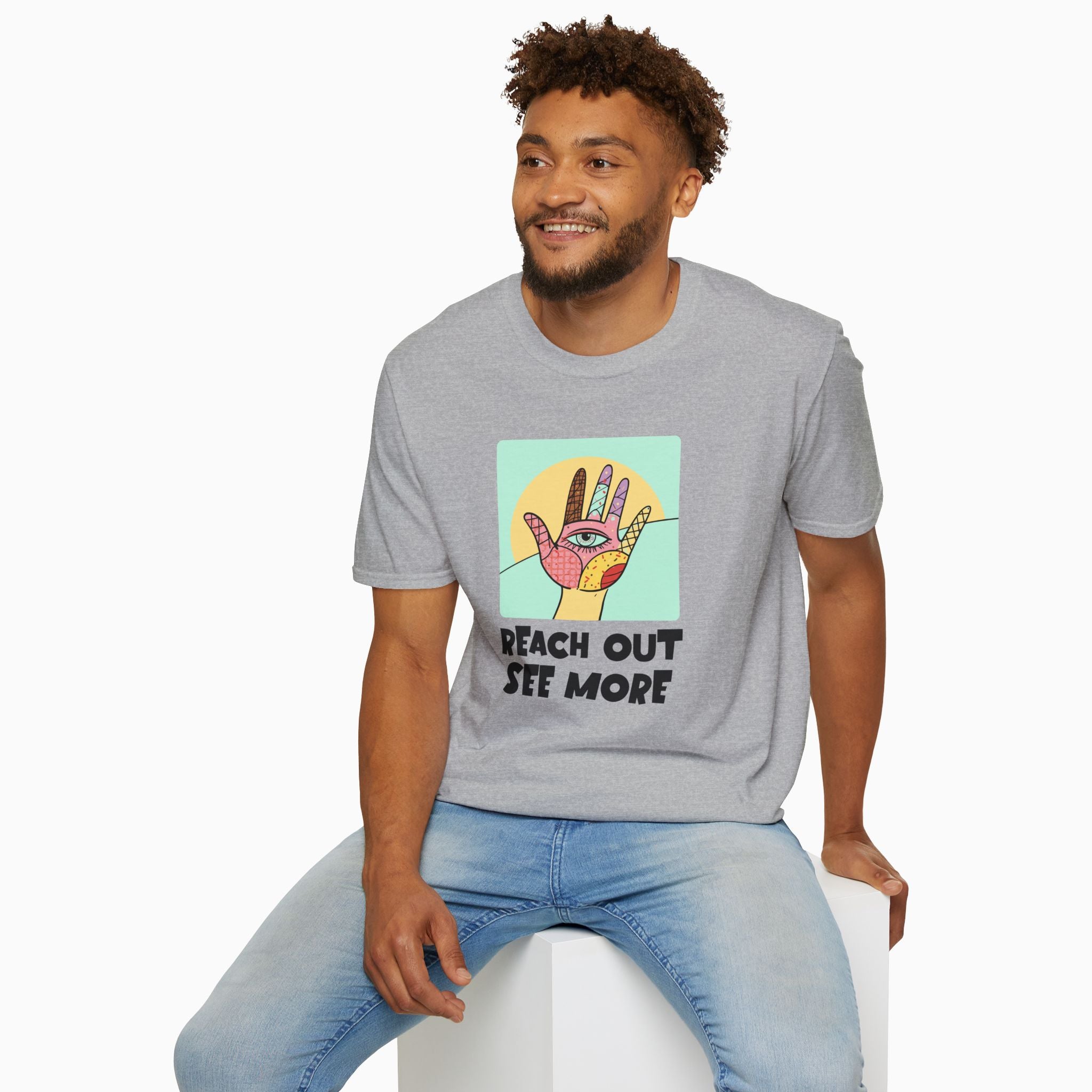 Reach Out & See More Unisex T-Shirt - Premium Cotton Comfort