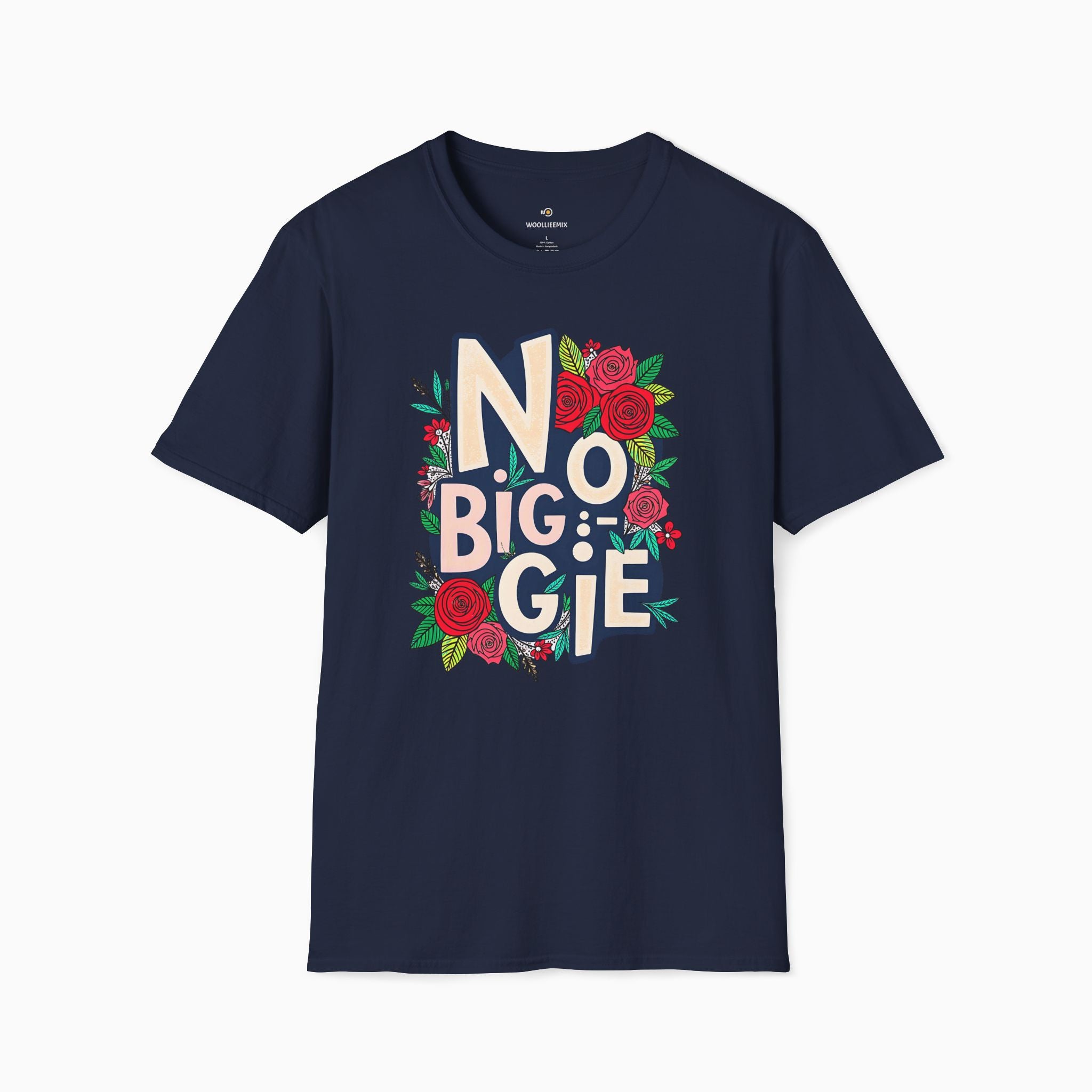 No Biggie With Floral Art Unisex T-Shirt