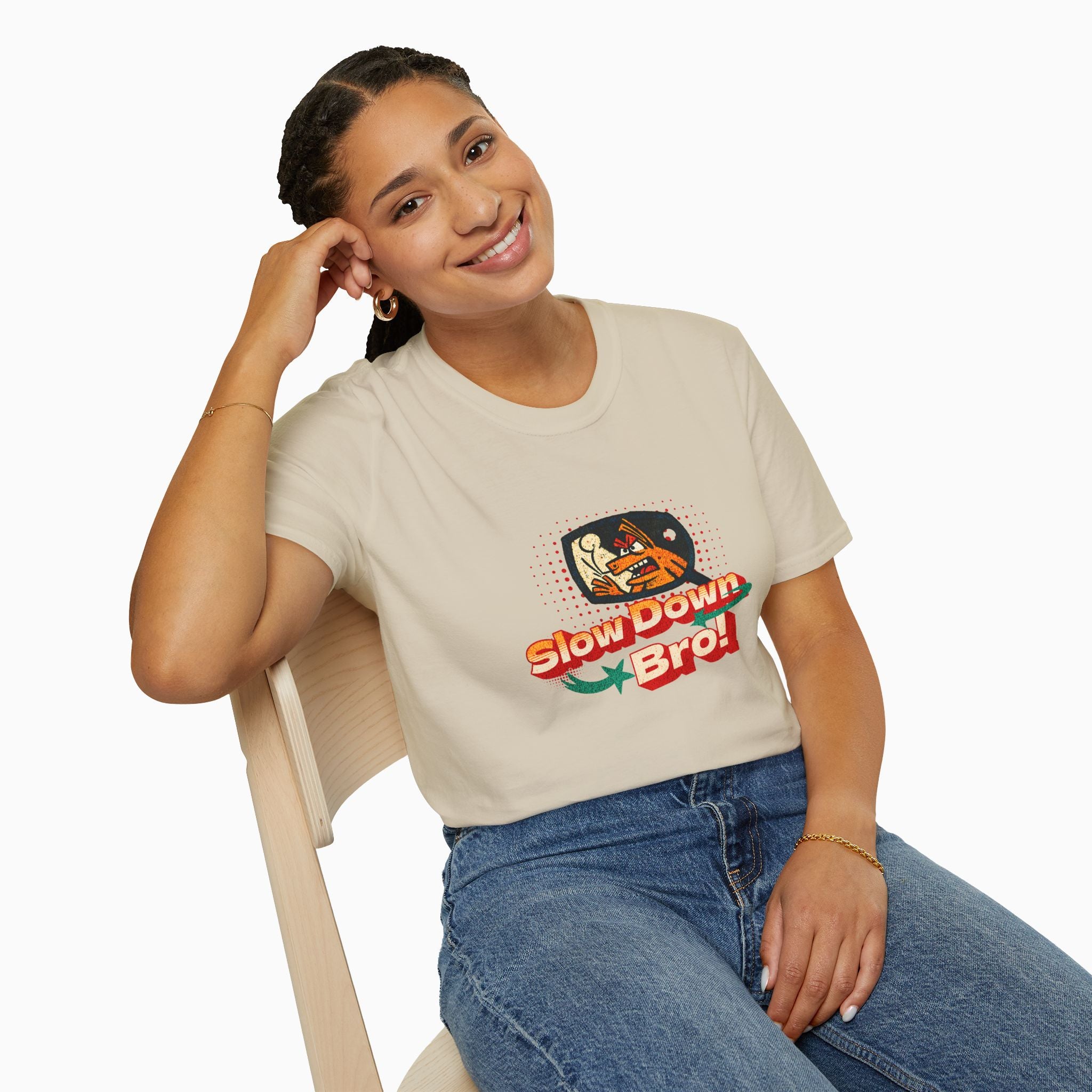 Slow Down Bro! Unisex T-Shirt