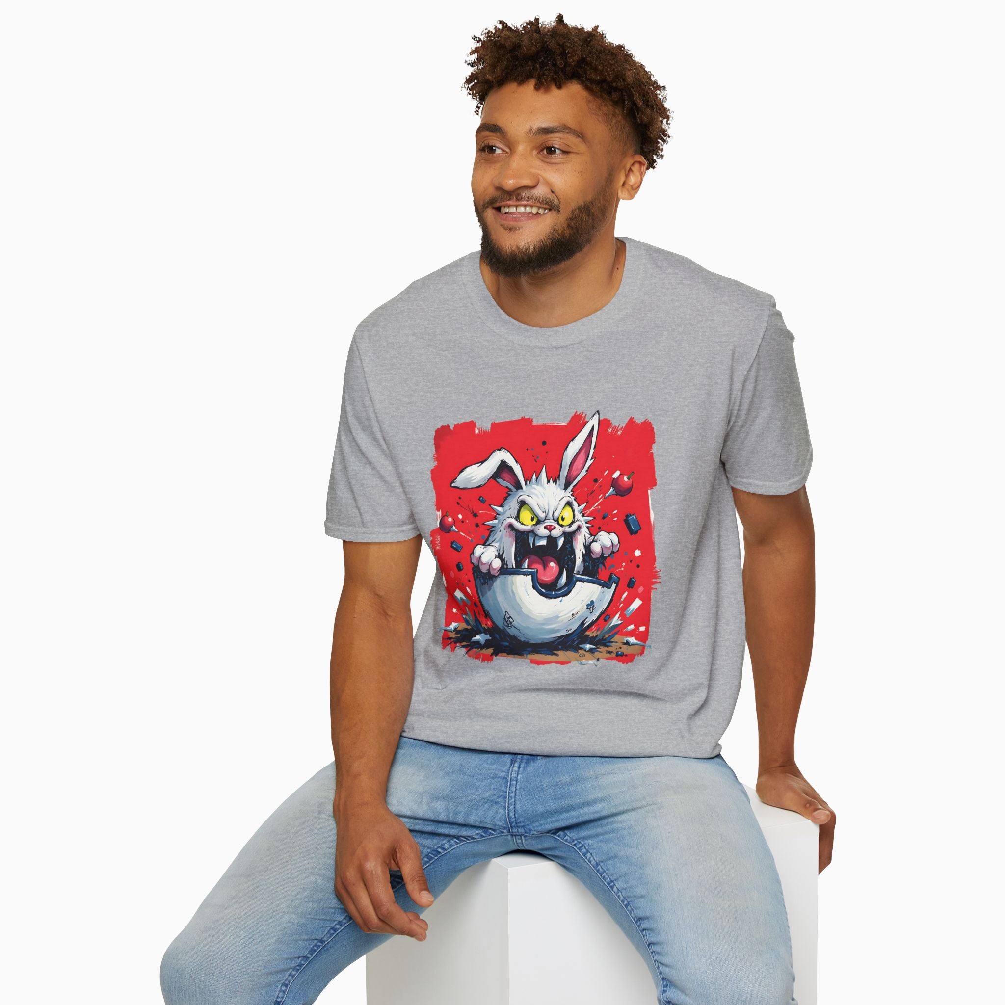 Crazy Rabbit Poké Ball Unisex T-Shirt