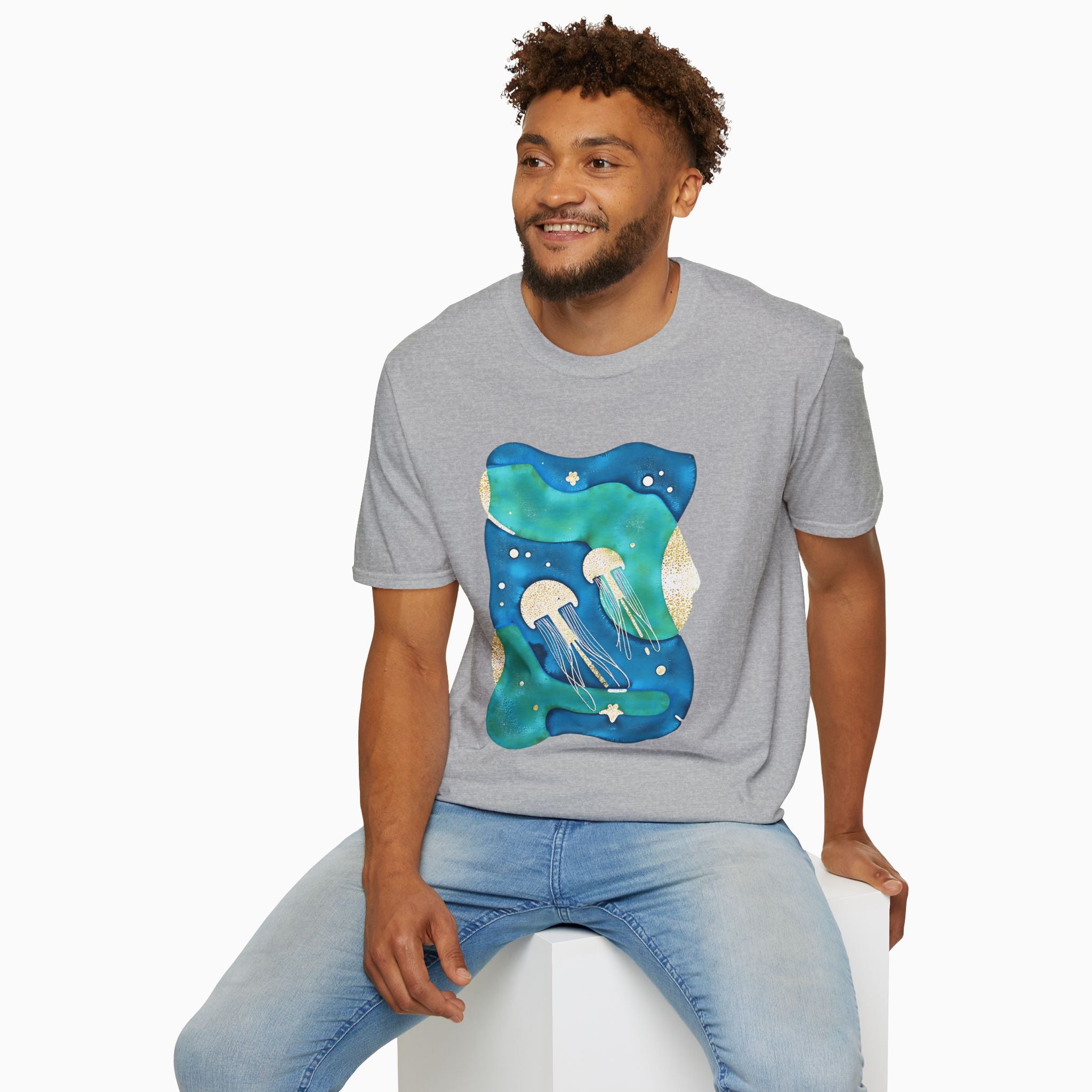 Retro Japanese Waves Unisex T-Shirt | Woollieemix Classic Fit
