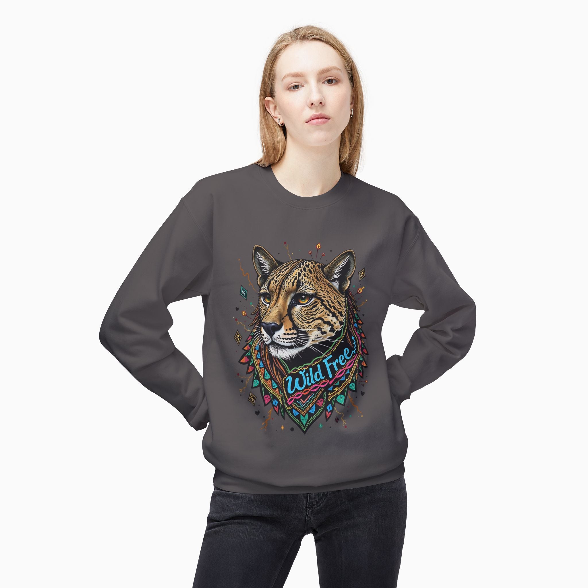 Egypt Style Wild Free Cheetah Unisex Sweatshirt