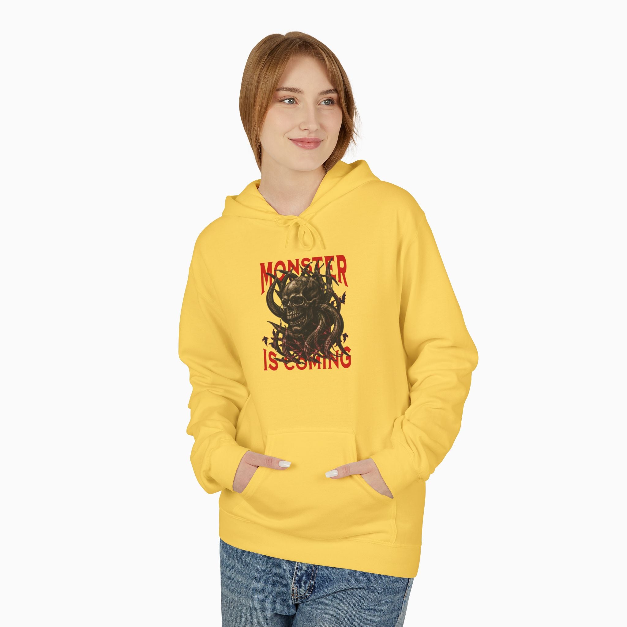 Ghost Monster is Coming Unisex Hoodie