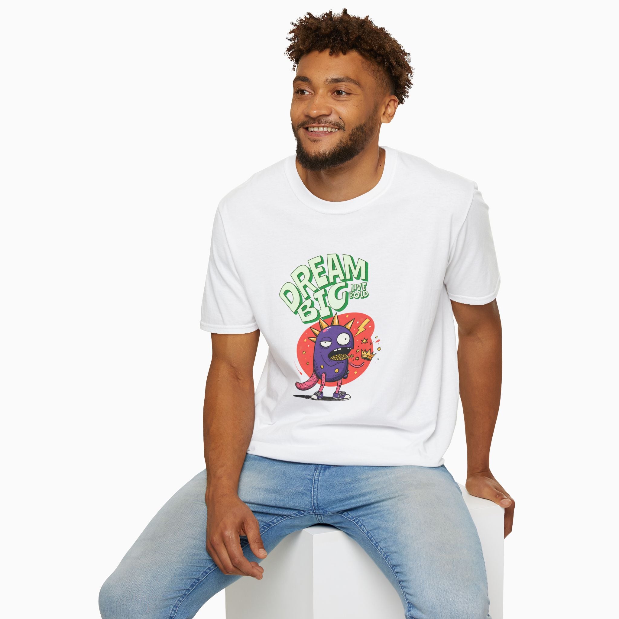 Dream Big, Live Bold Unisex T-Shirt - Premium Cotton & Safety