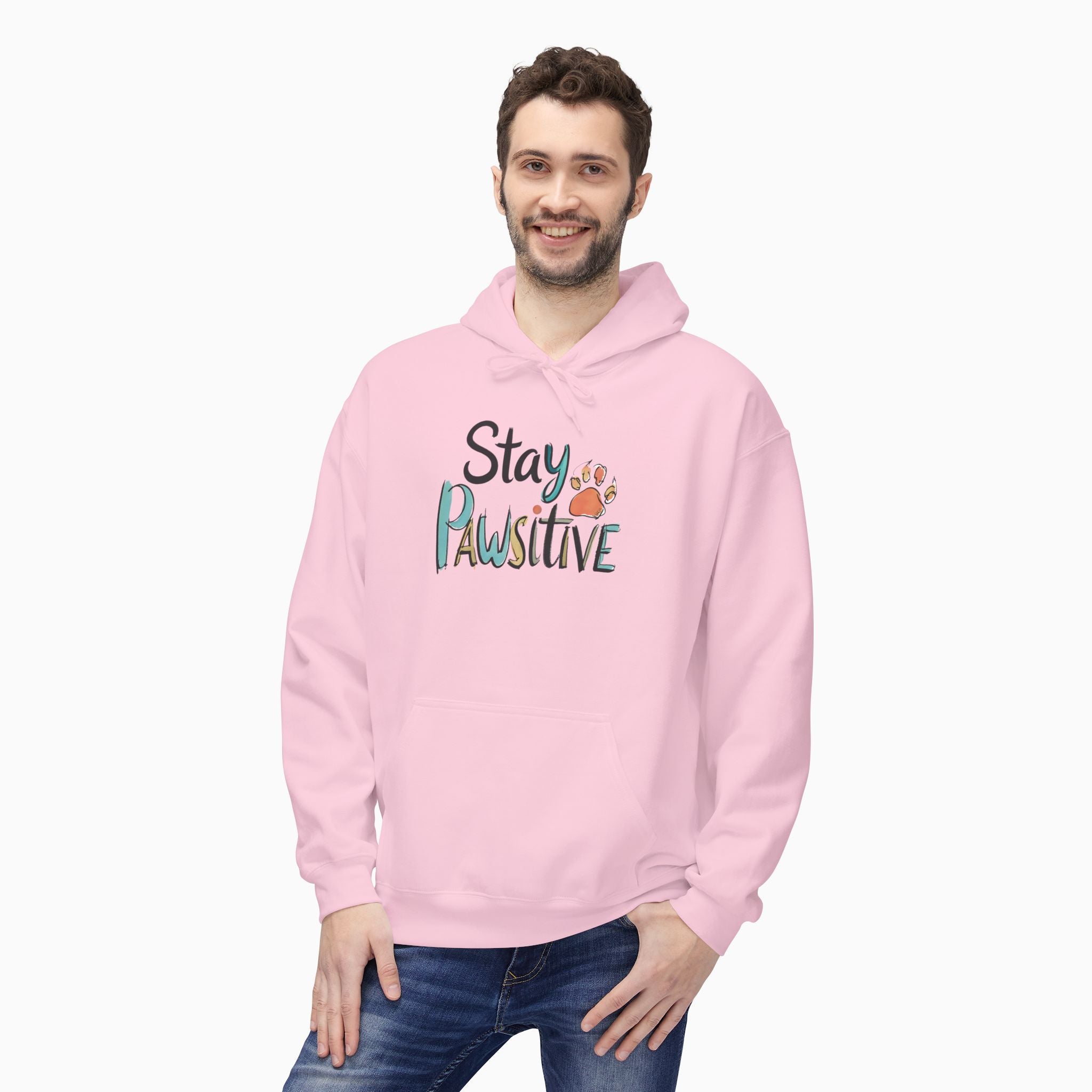 Stay Pawsitive Unisex Hoodie