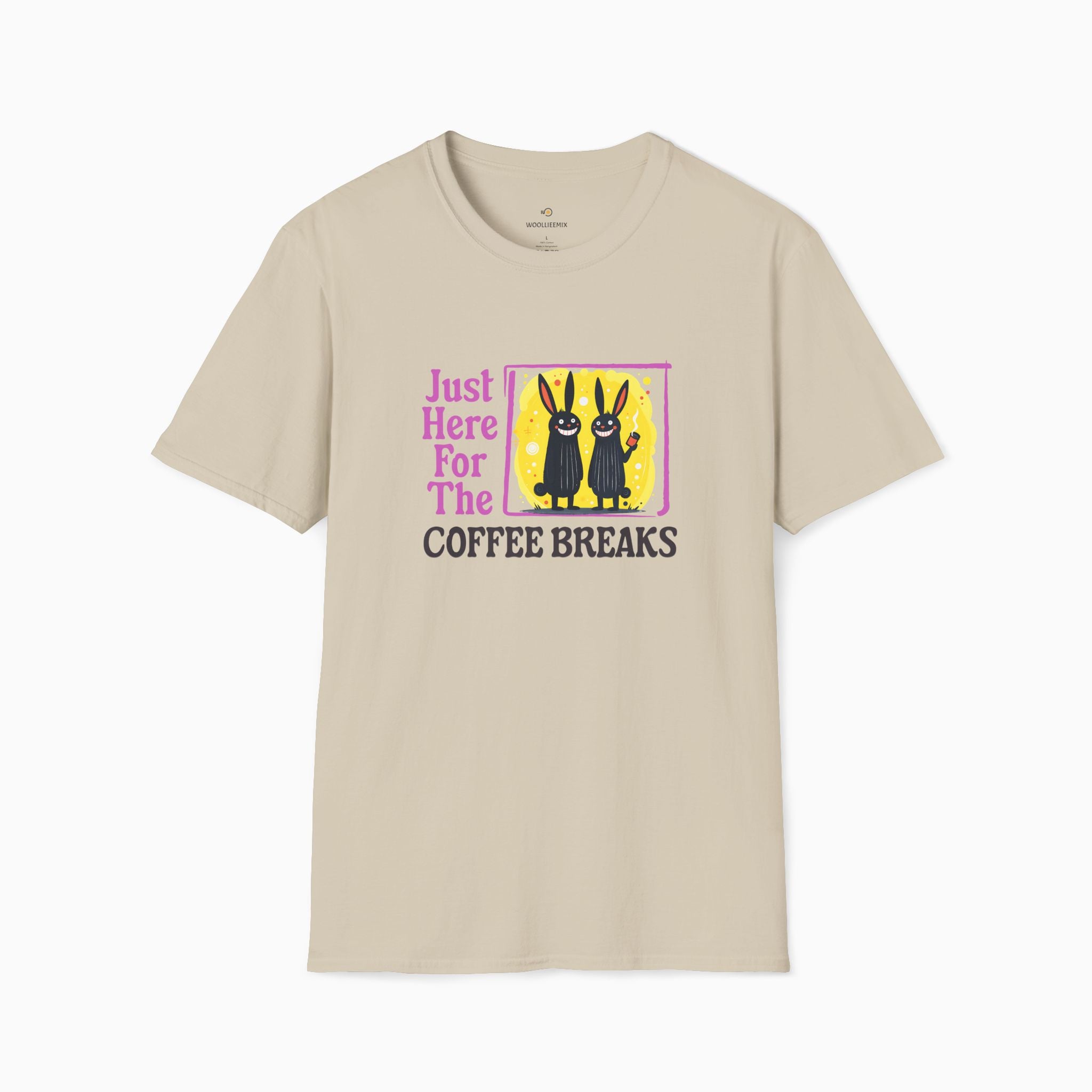 Just Here For The Coffee Breaks Unisex T-Shirt