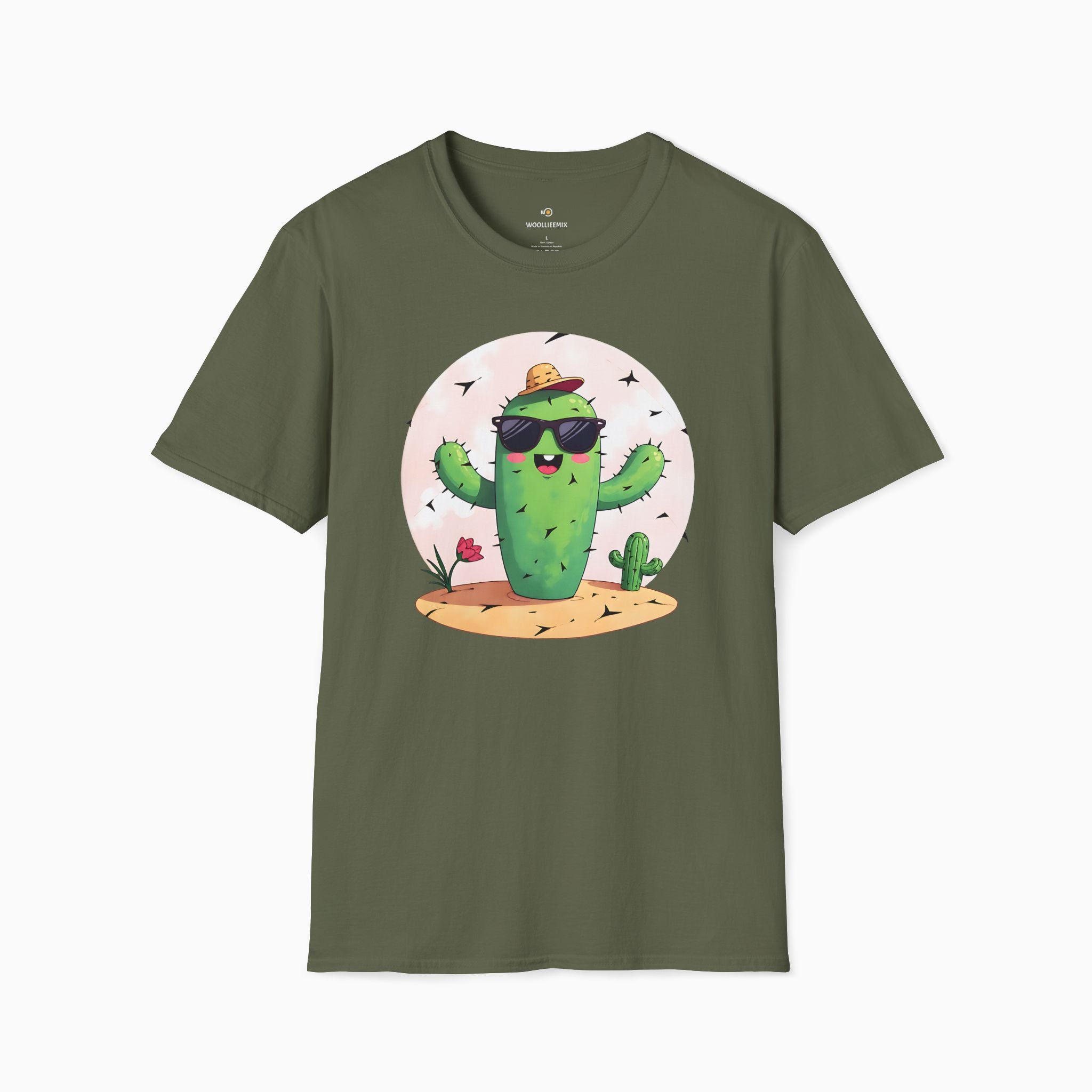 Wild Cute Cartoon Cactus Unisex T-Shirt