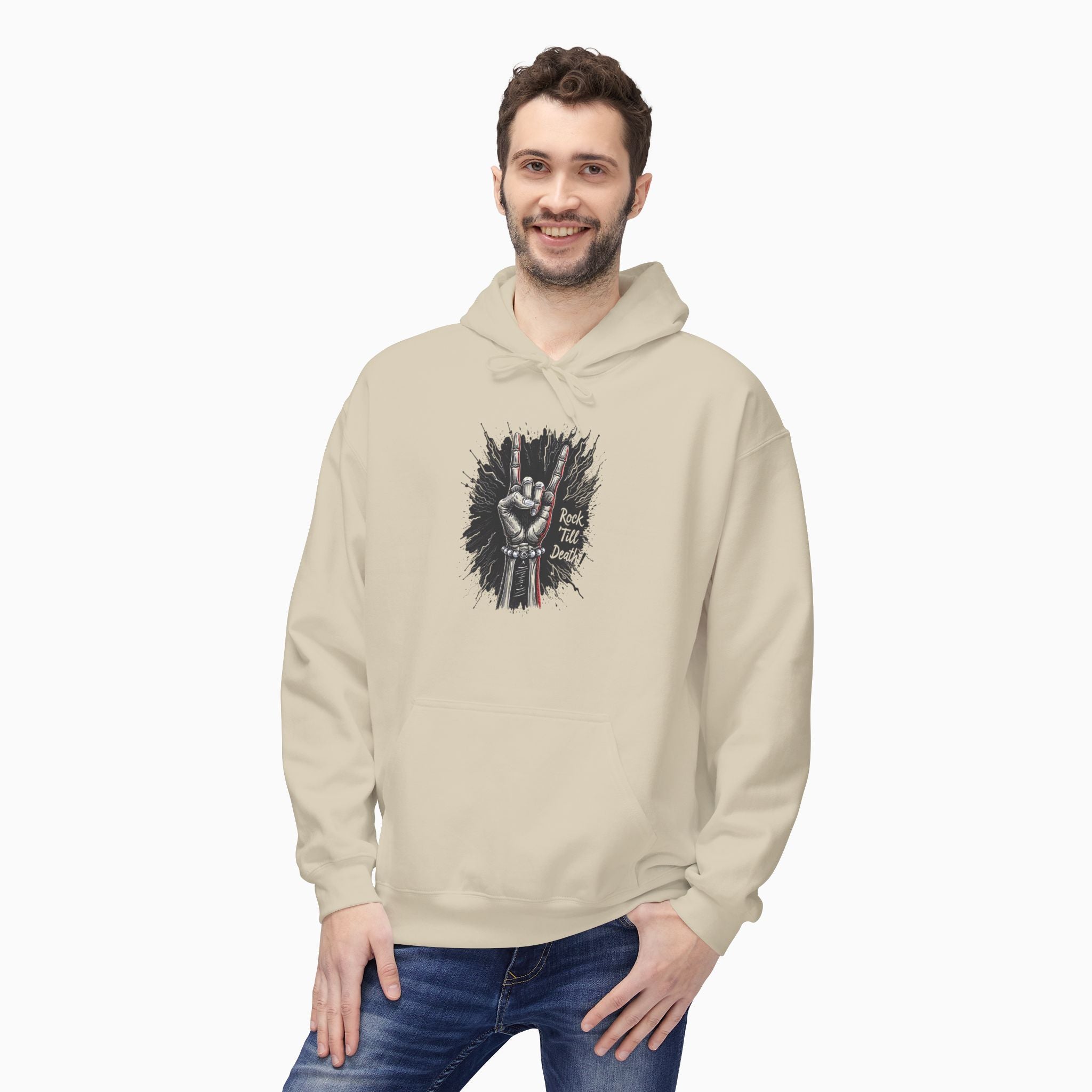 Rock and Roll Till Death Unisex Hoodie - Exclusive Woollieemix Design
