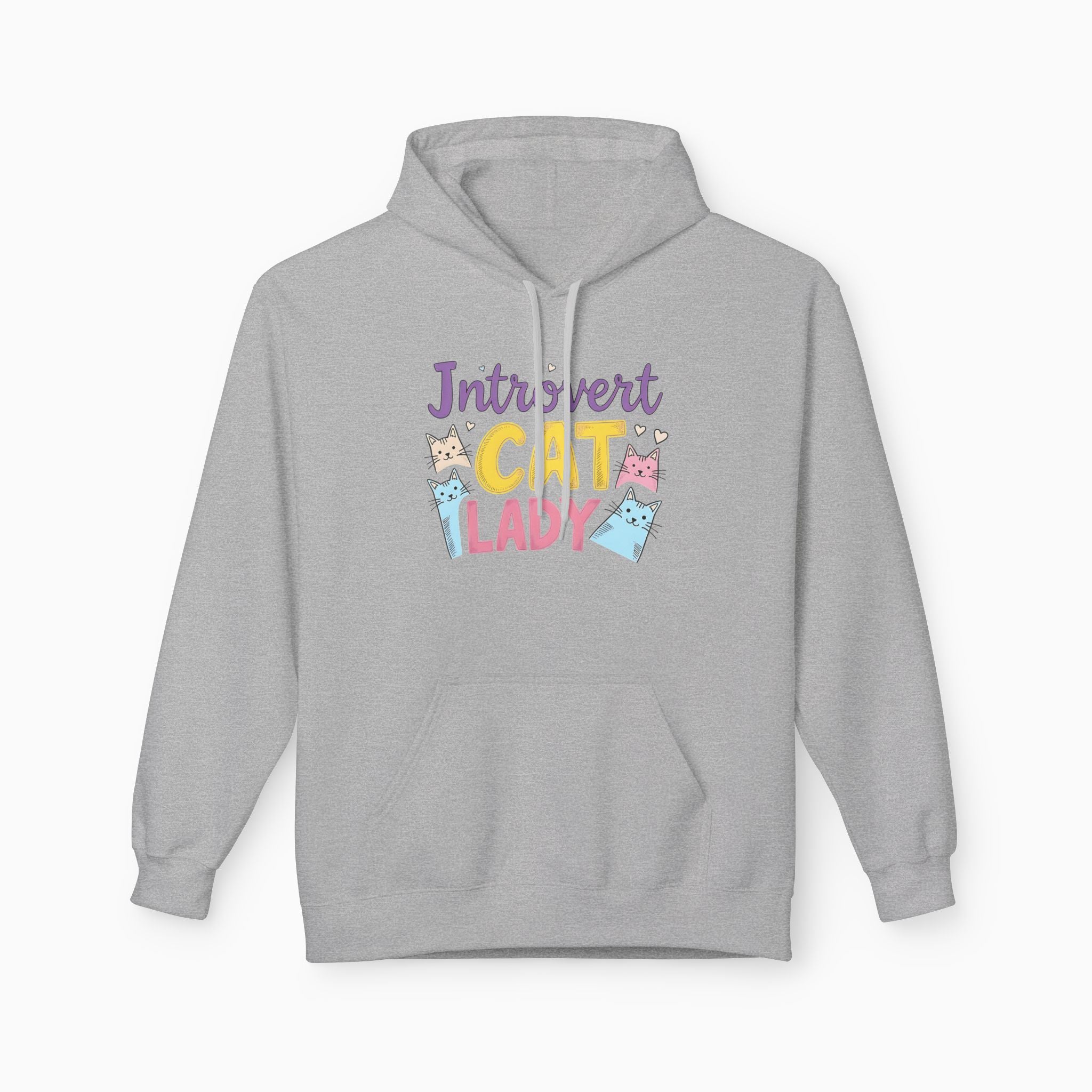 Introvert & Childless Cat Lady Unisex Hoodie