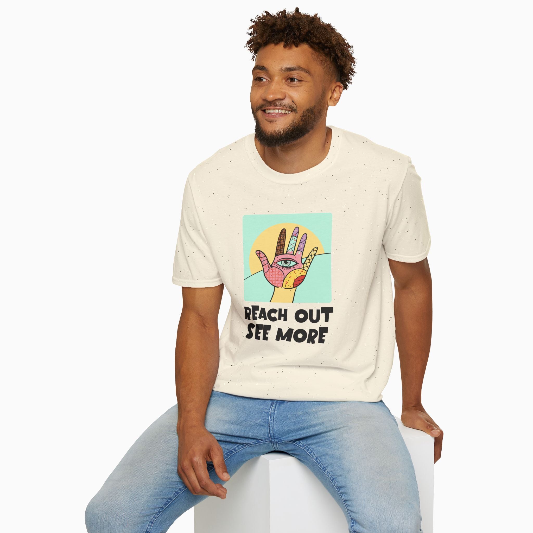 Reach Out & See More Unisex T-Shirt - Premium Cotton Comfort