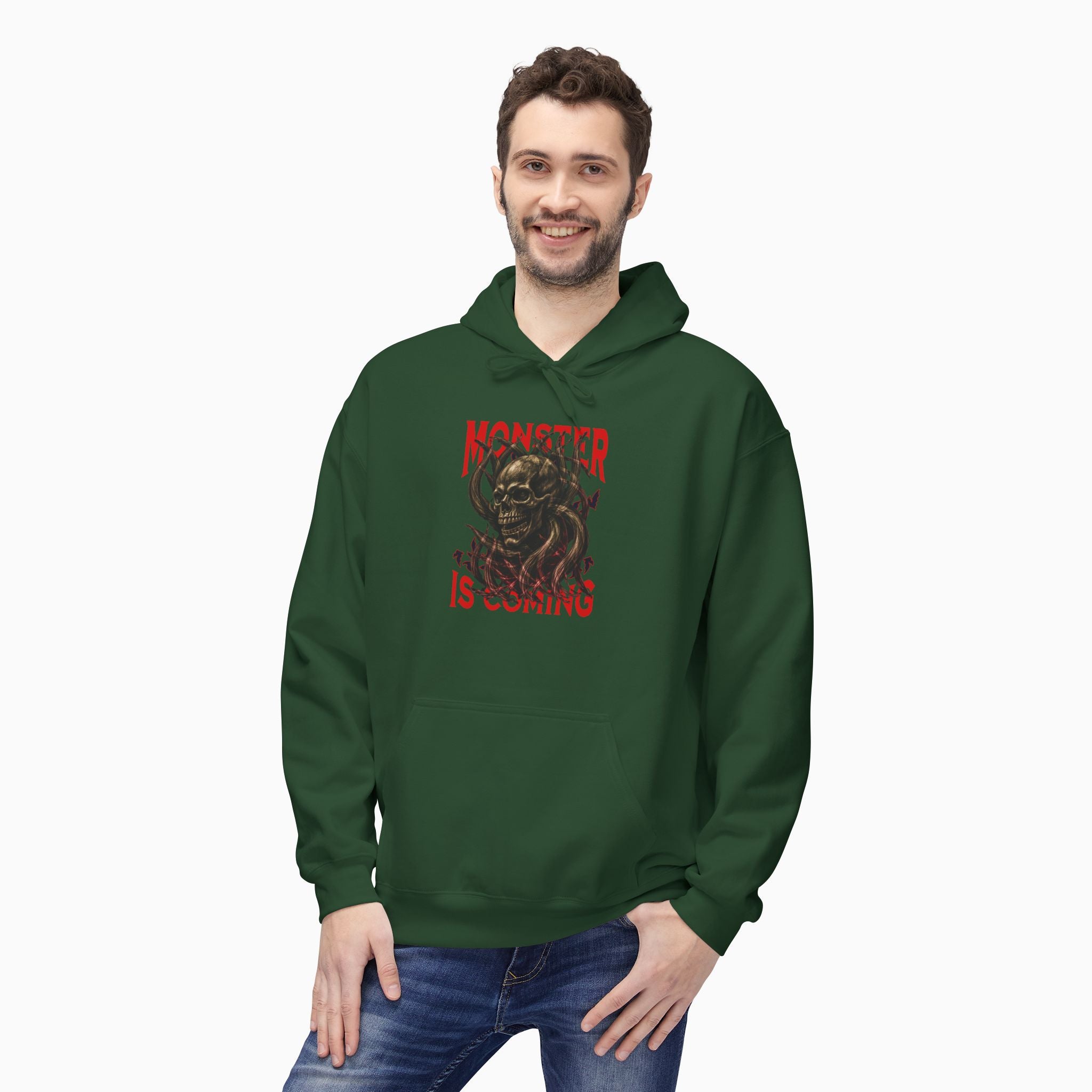 Ghost Monster is Coming Unisex Hoodie