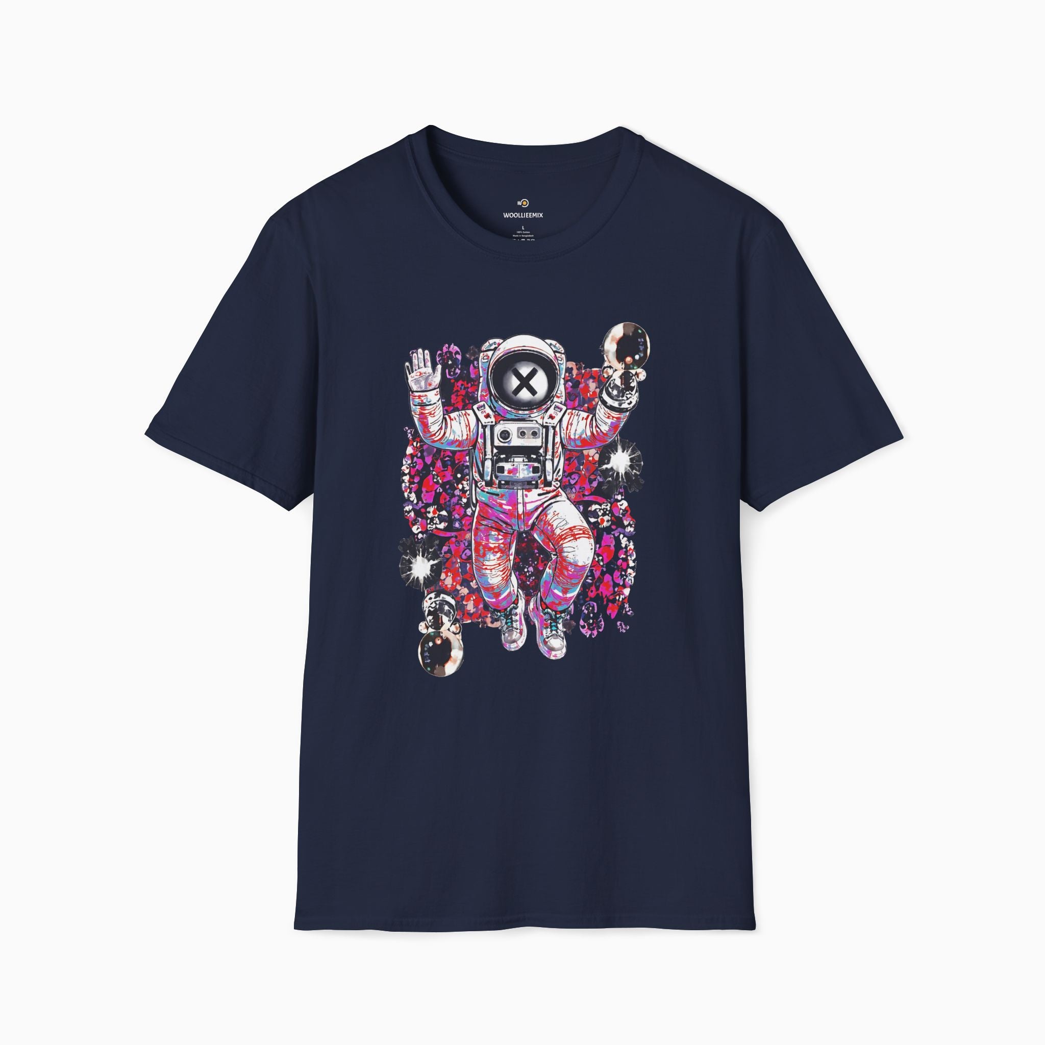Astronaut Floating in Space Unisex T-Shirt