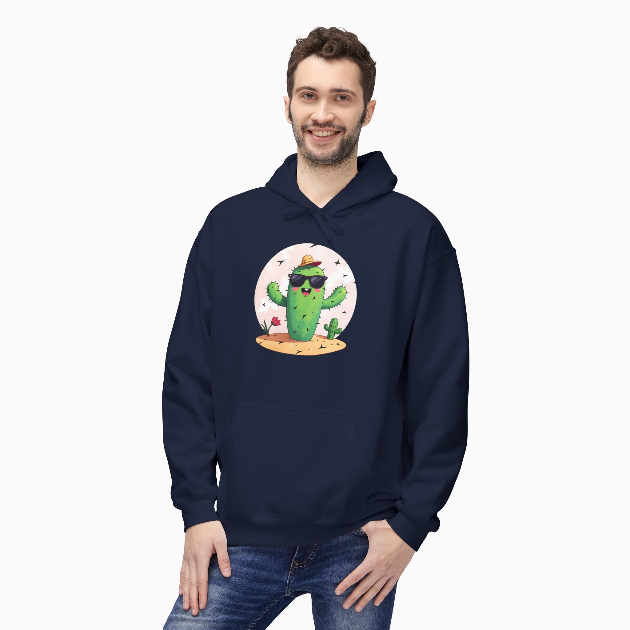 Wild Cute Cartoon Cactus Unisex Hoodie
