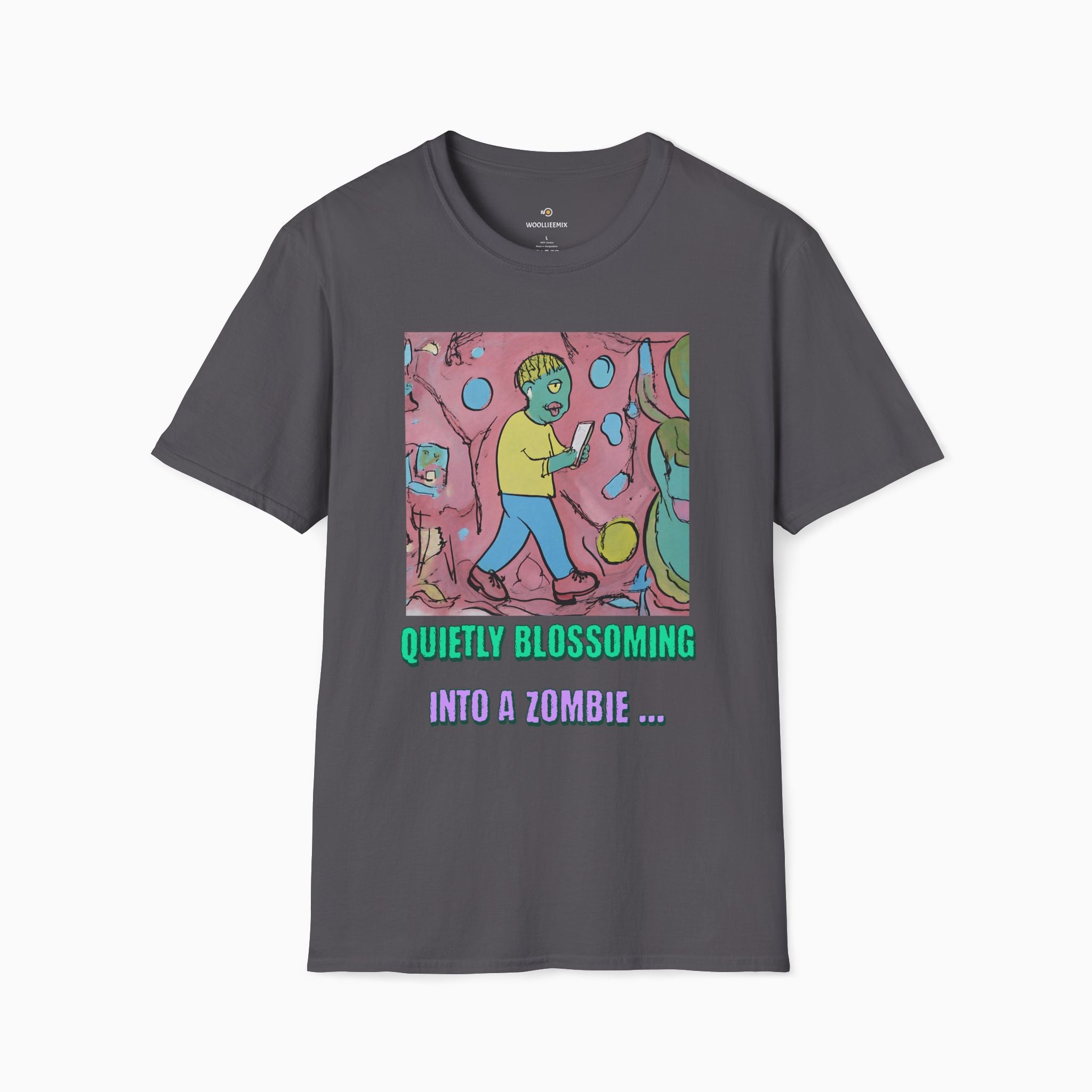 Quietly Blossoming into a Zombie Unisex T-Shirt