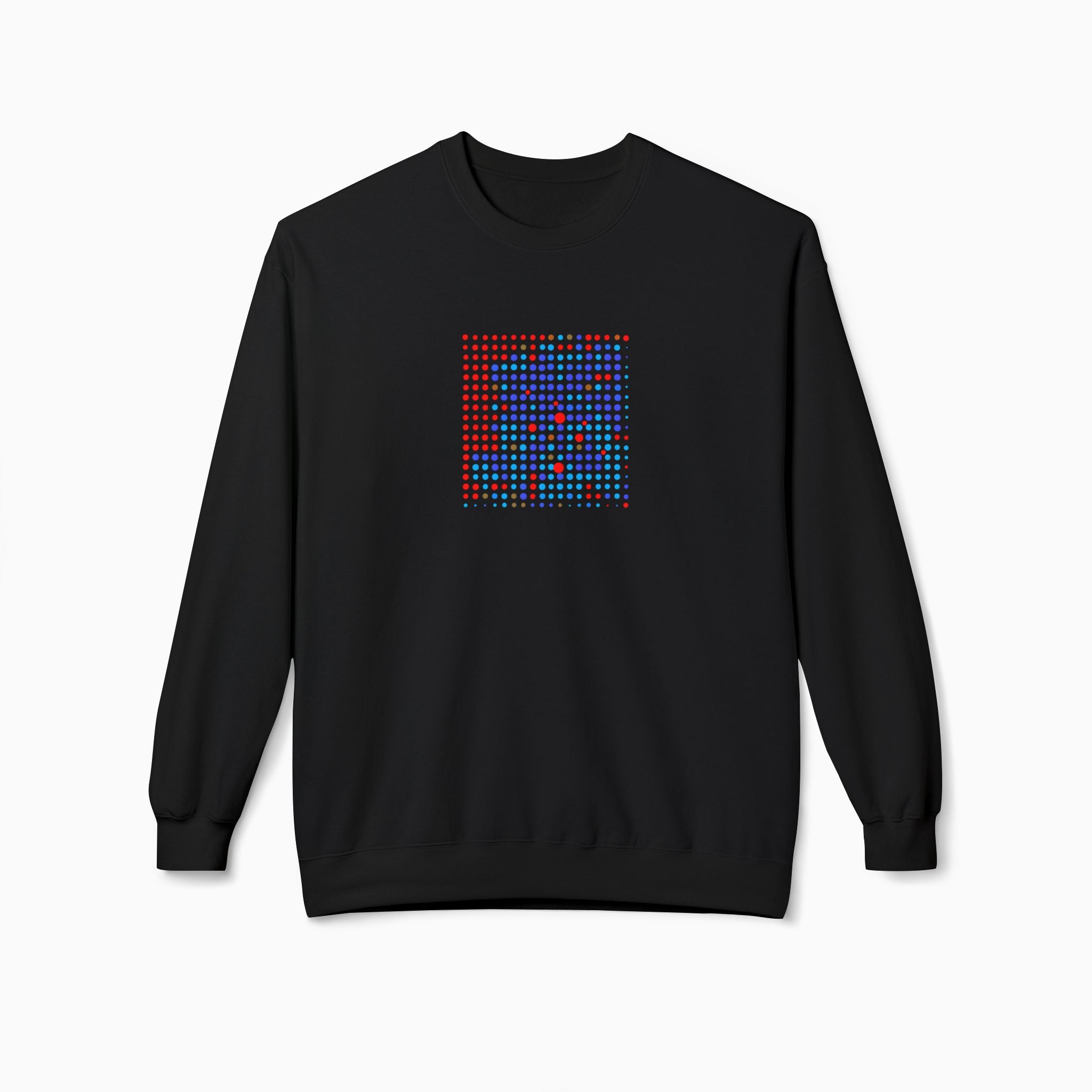 Blue & Red QR Code Unisex Sweatshirt