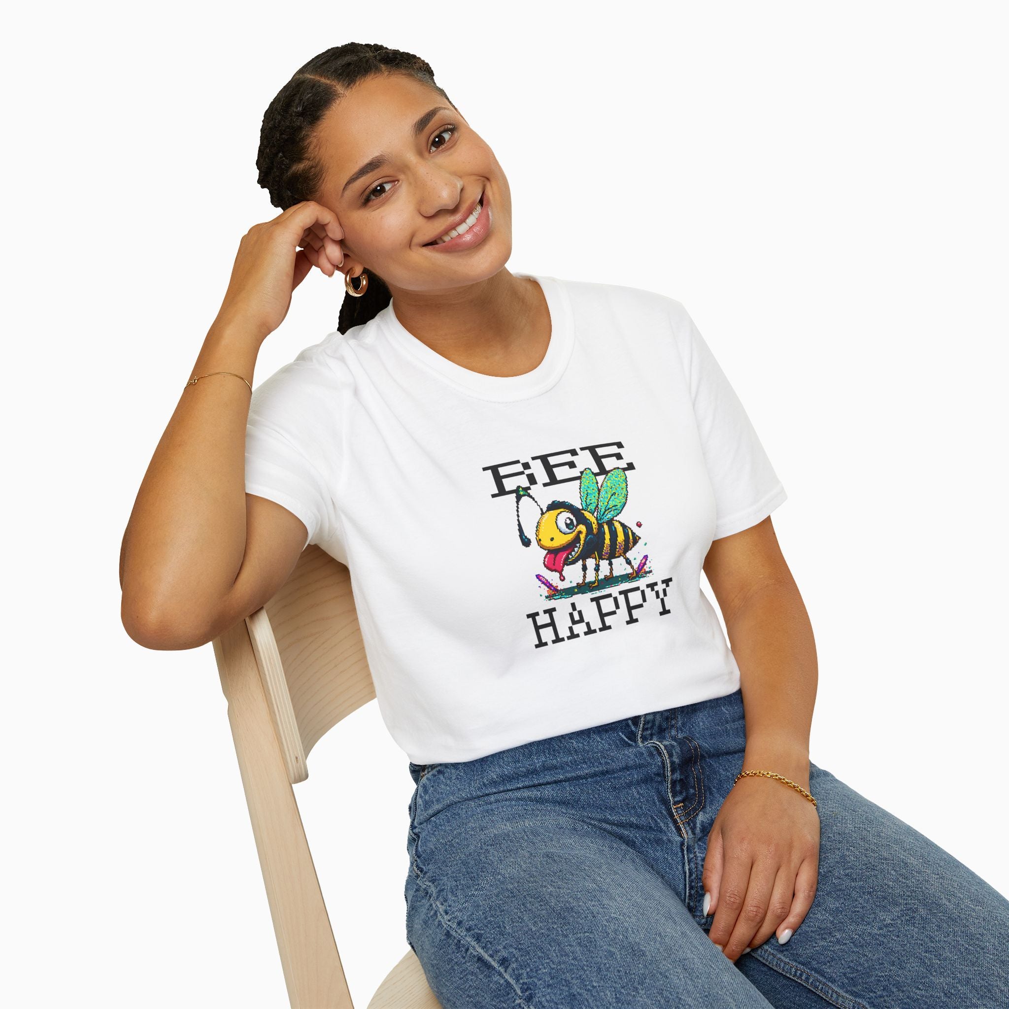 Bee Happy Unisex T-Shirt