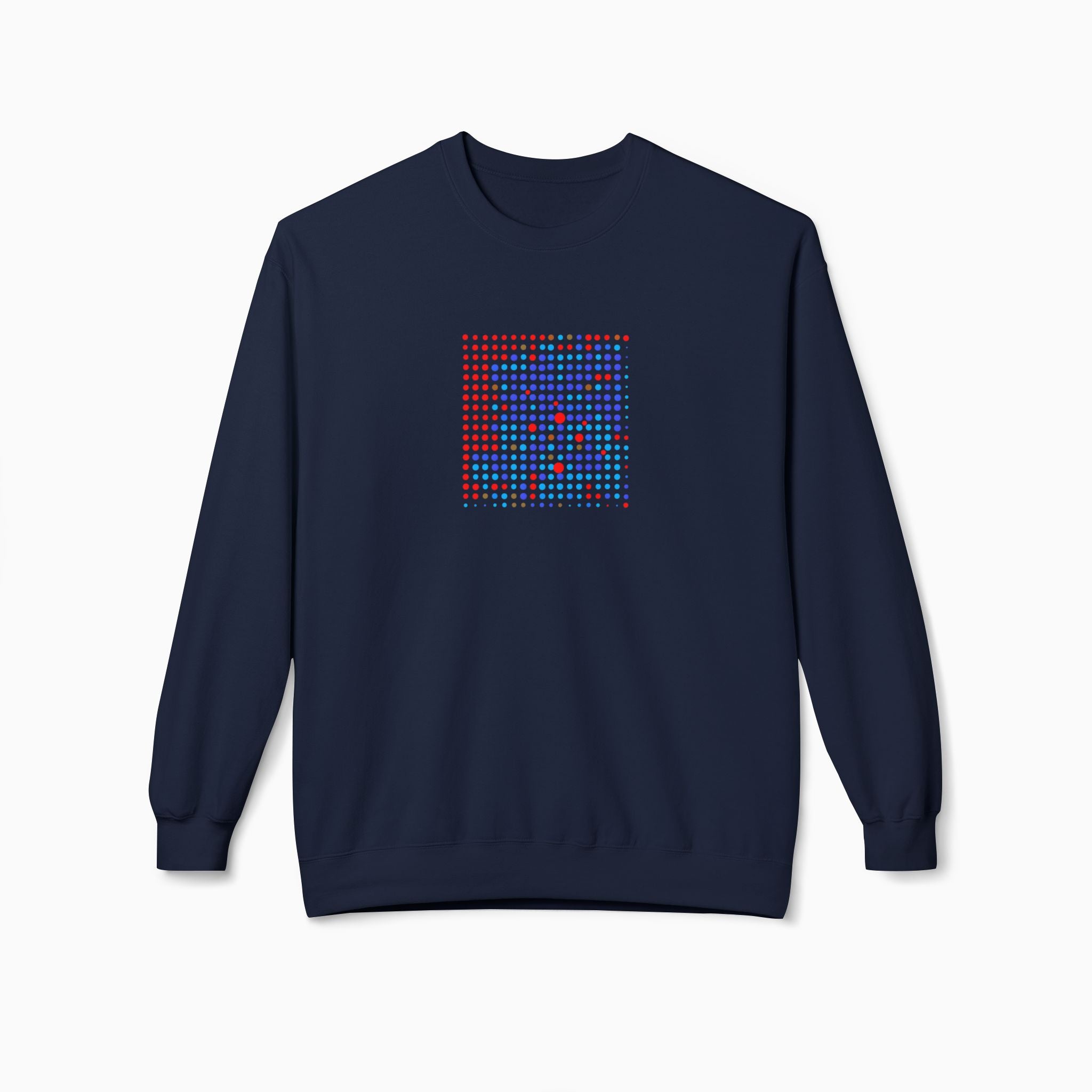 Blue & Red QR Code Unisex Sweatshirt