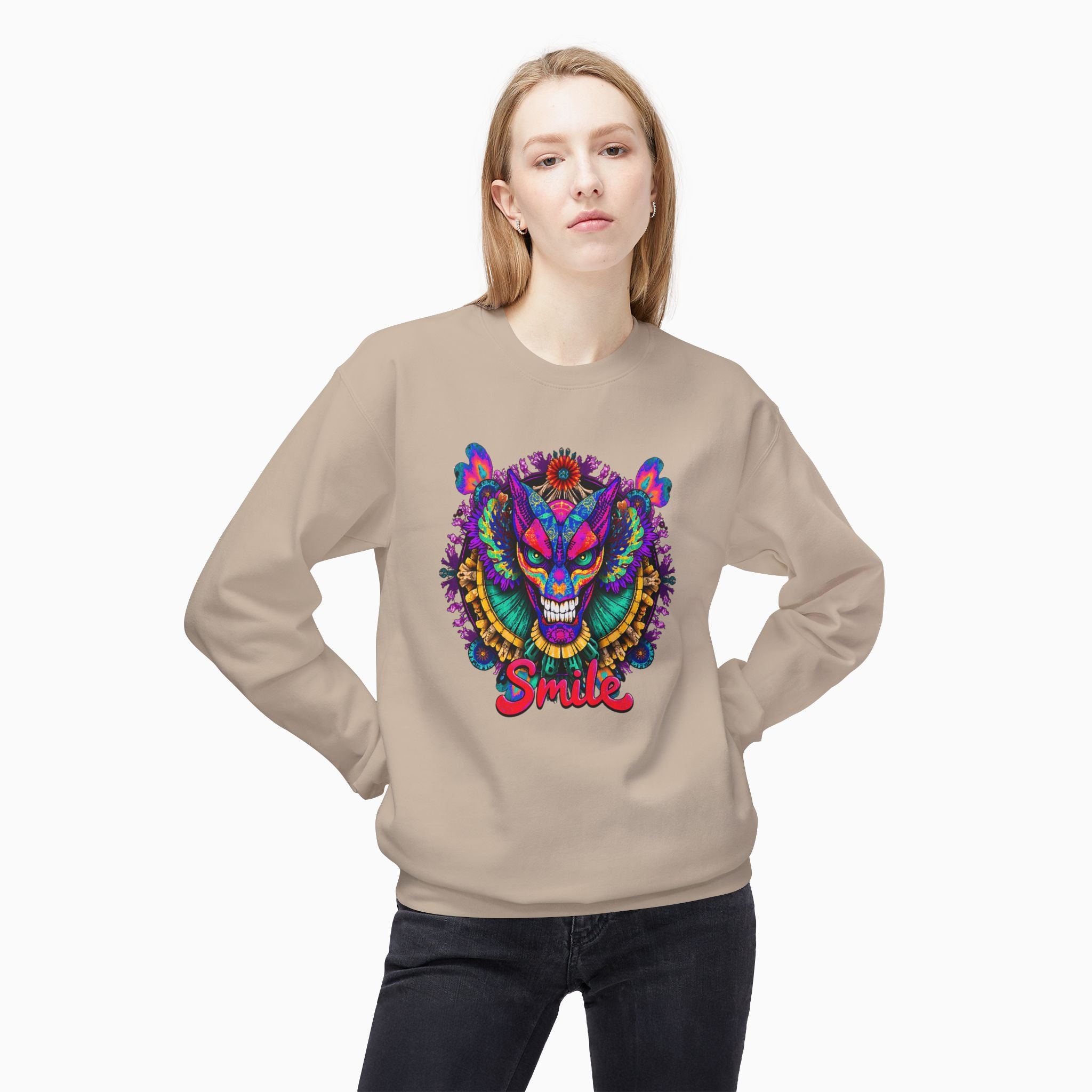 Dragon Smile Pixel Art Hoodie Sweatshirt: Exclusive Unisex Design