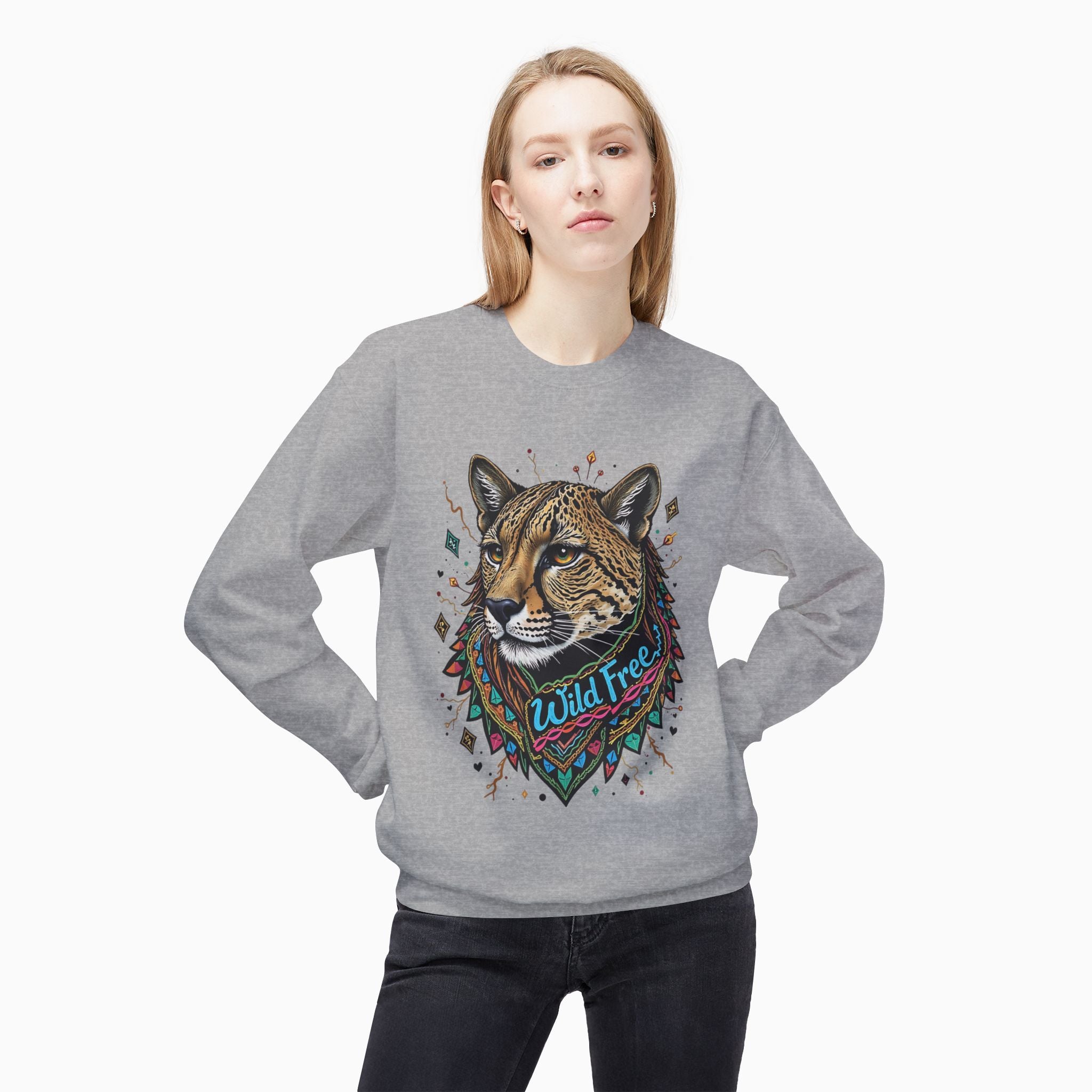 Egypt Style Wild Free Cheetah Unisex Sweatshirt