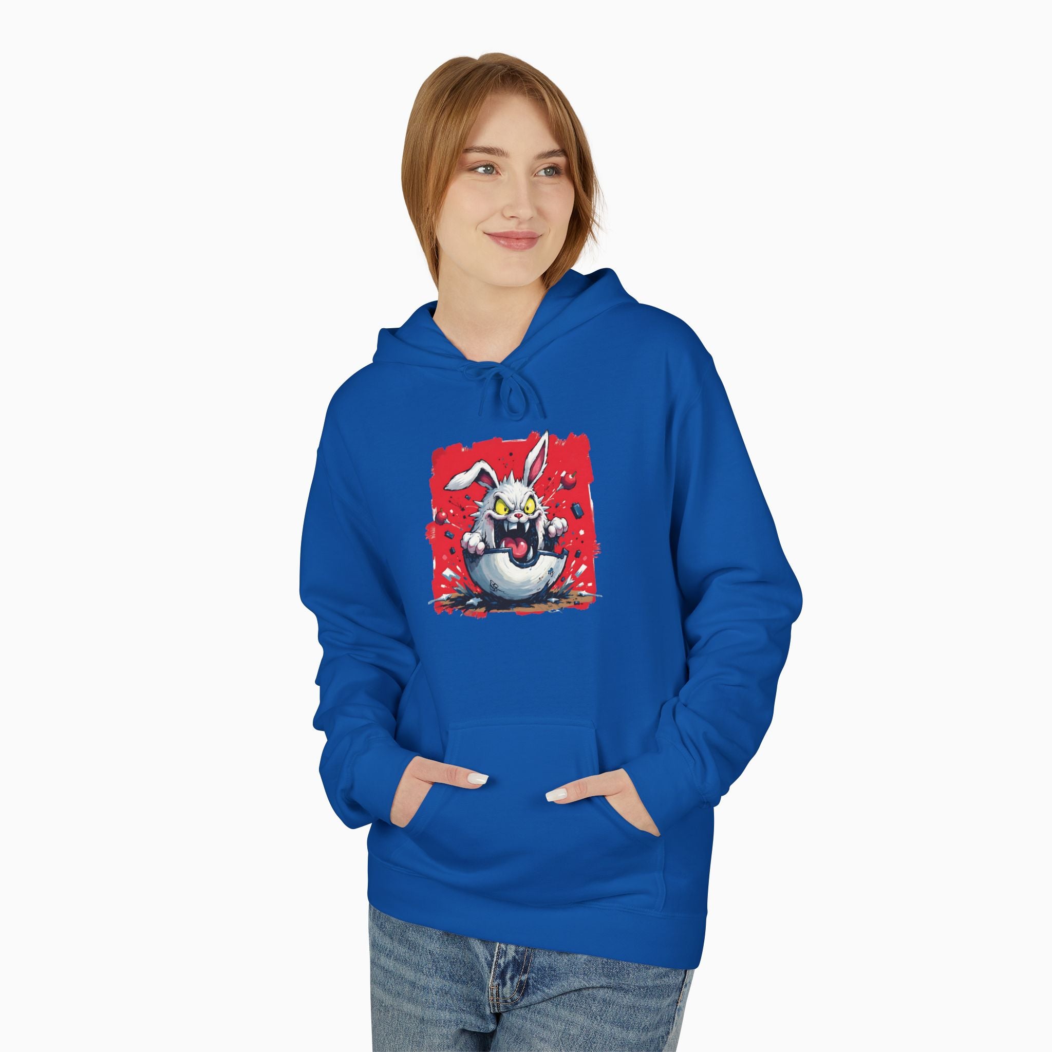 Crazy Rabbit Poké Ball Unisex Hoodie