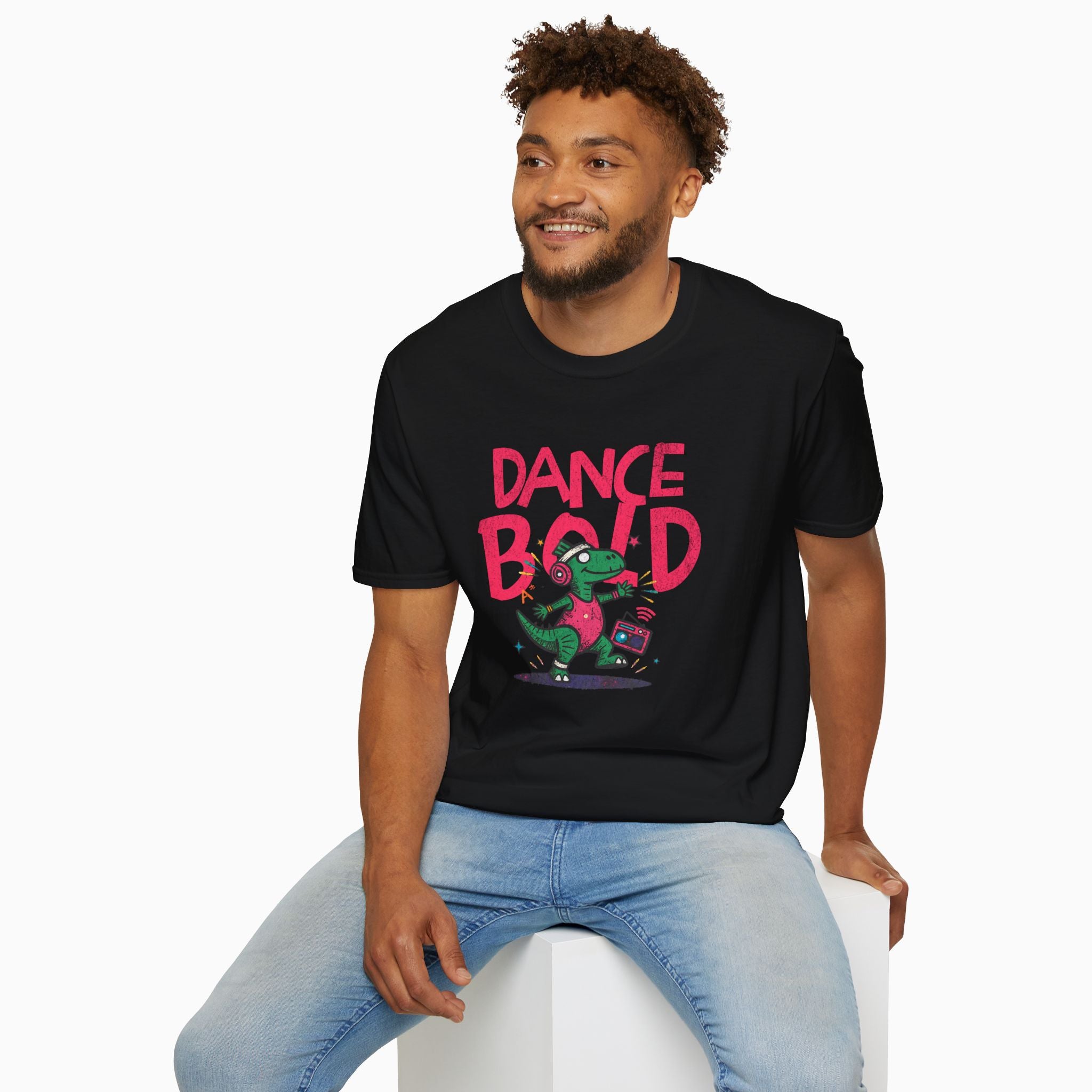 Dance Bold Unisex T-Shirt - Classic Fit, Flame-Retardant Cotton