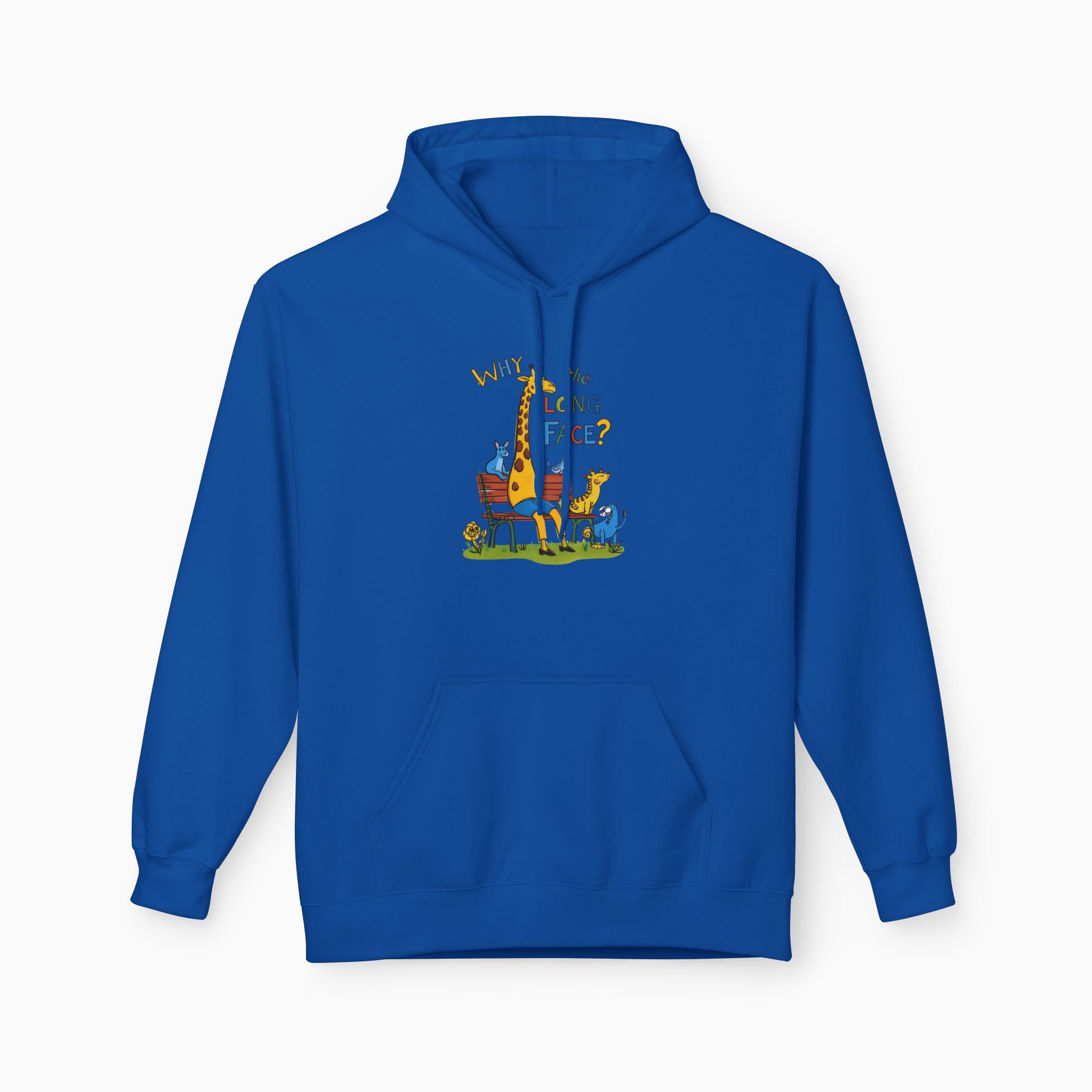 Funny Giraffe Why the Long Face Unisex Hoodie