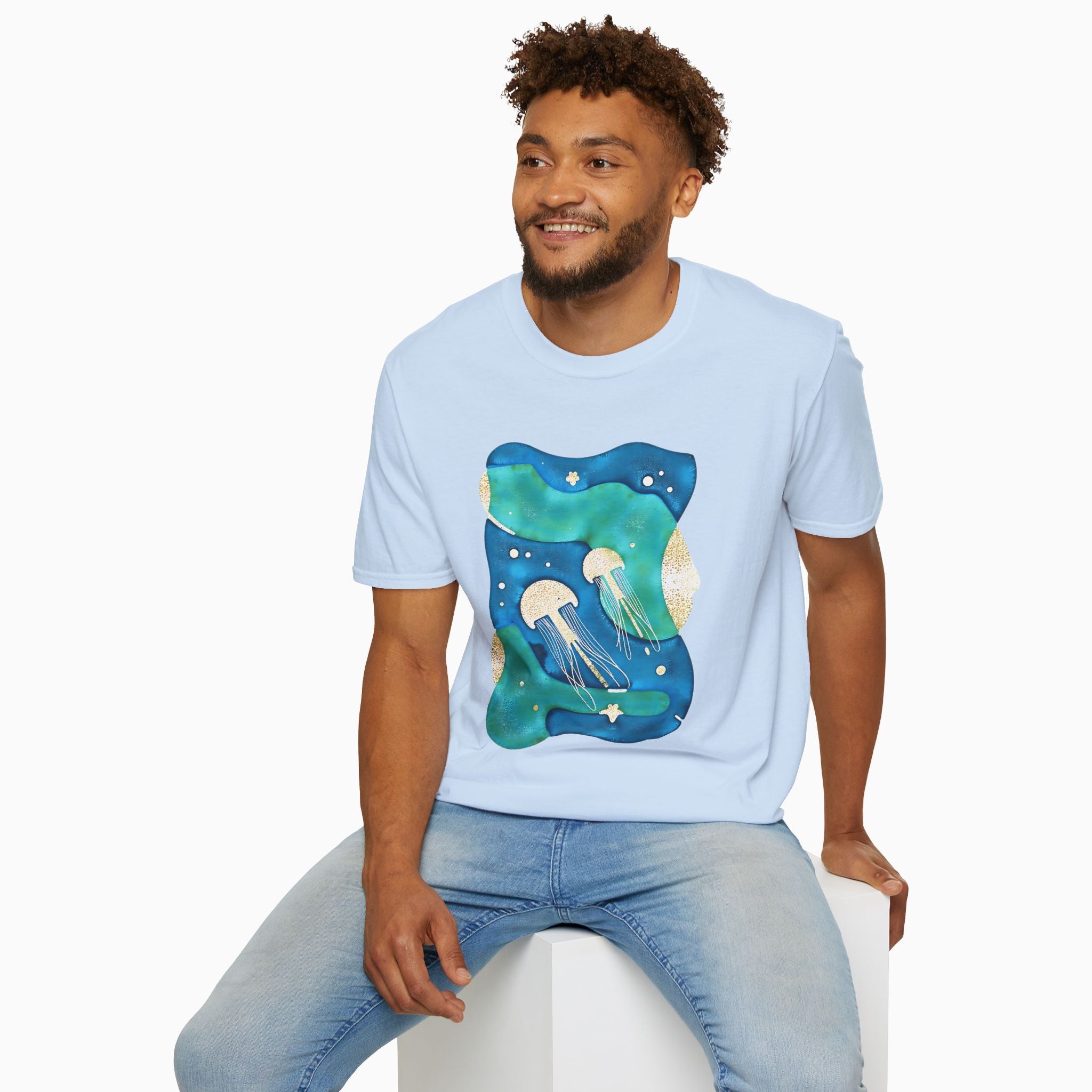 Retro Japanese Waves Unisex T-Shirt | Woollieemix Classic Fit