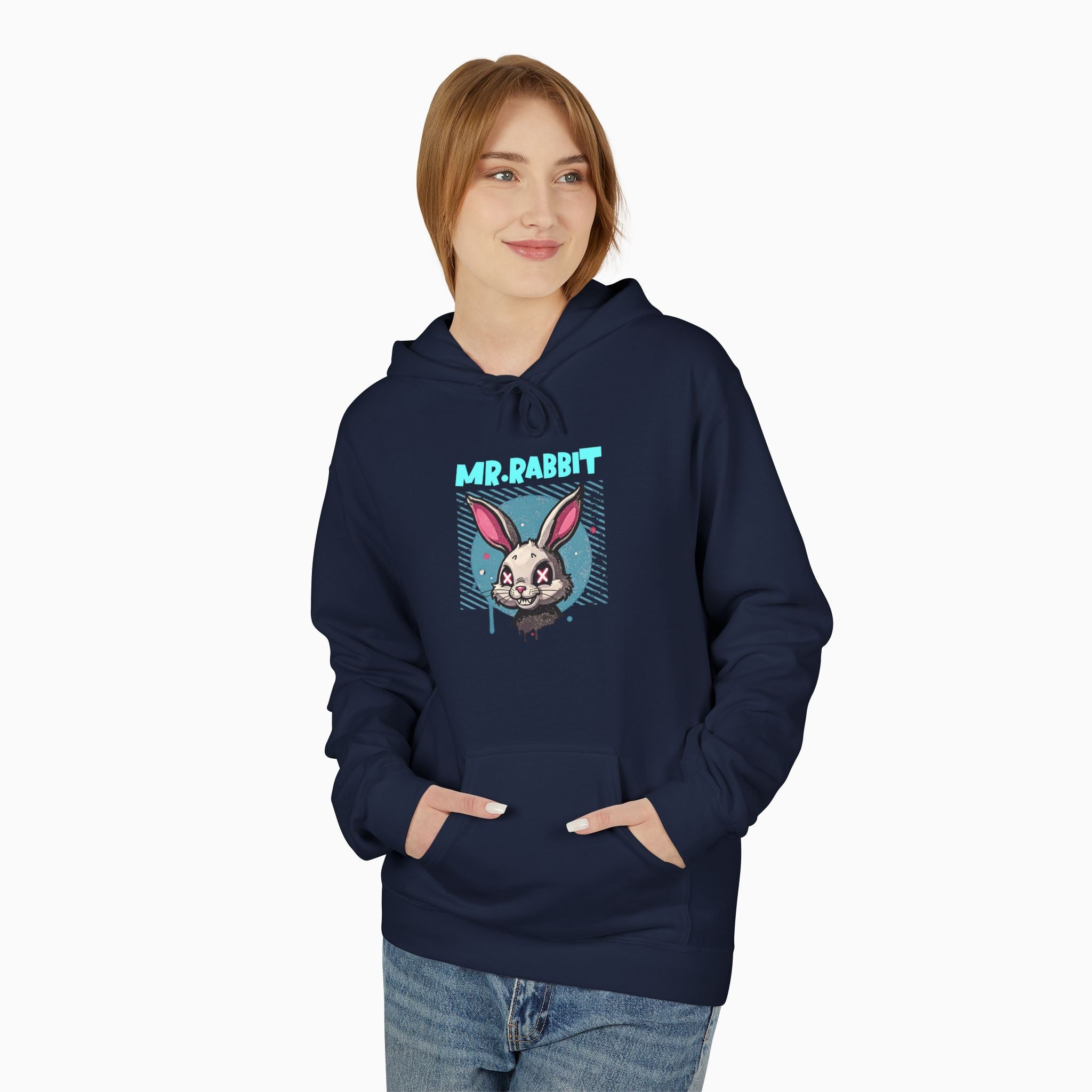 Mr Rabbit Unisex Hoodie - Exclusive Stylish Sustainable Comfort