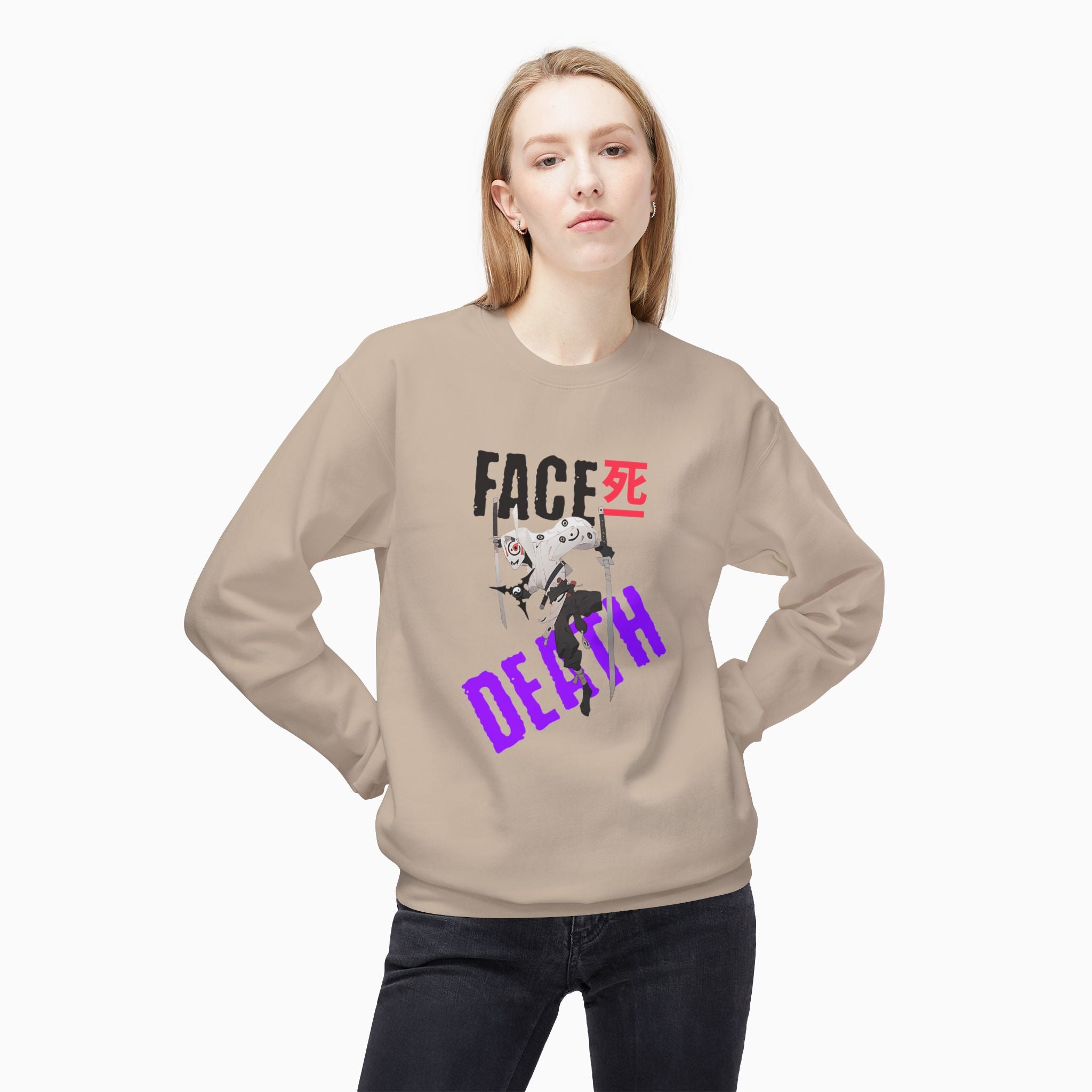 Ninja Face Death Unisex Sweatshirt