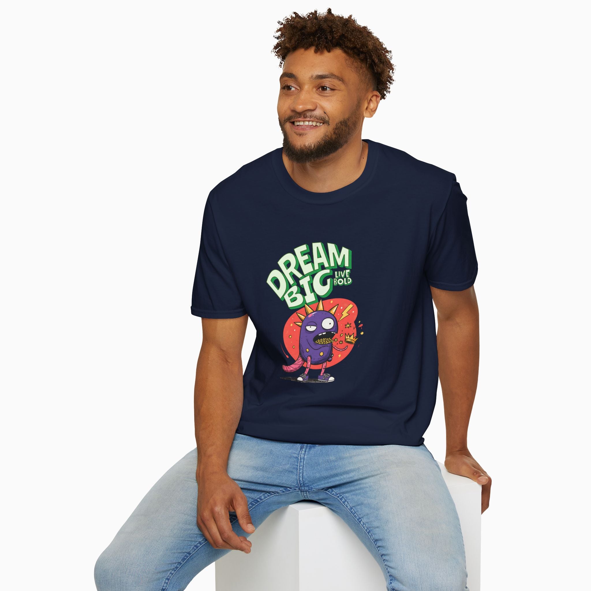 Dream Big, Live Bold Unisex T-Shirt - Premium Cotton & Safety