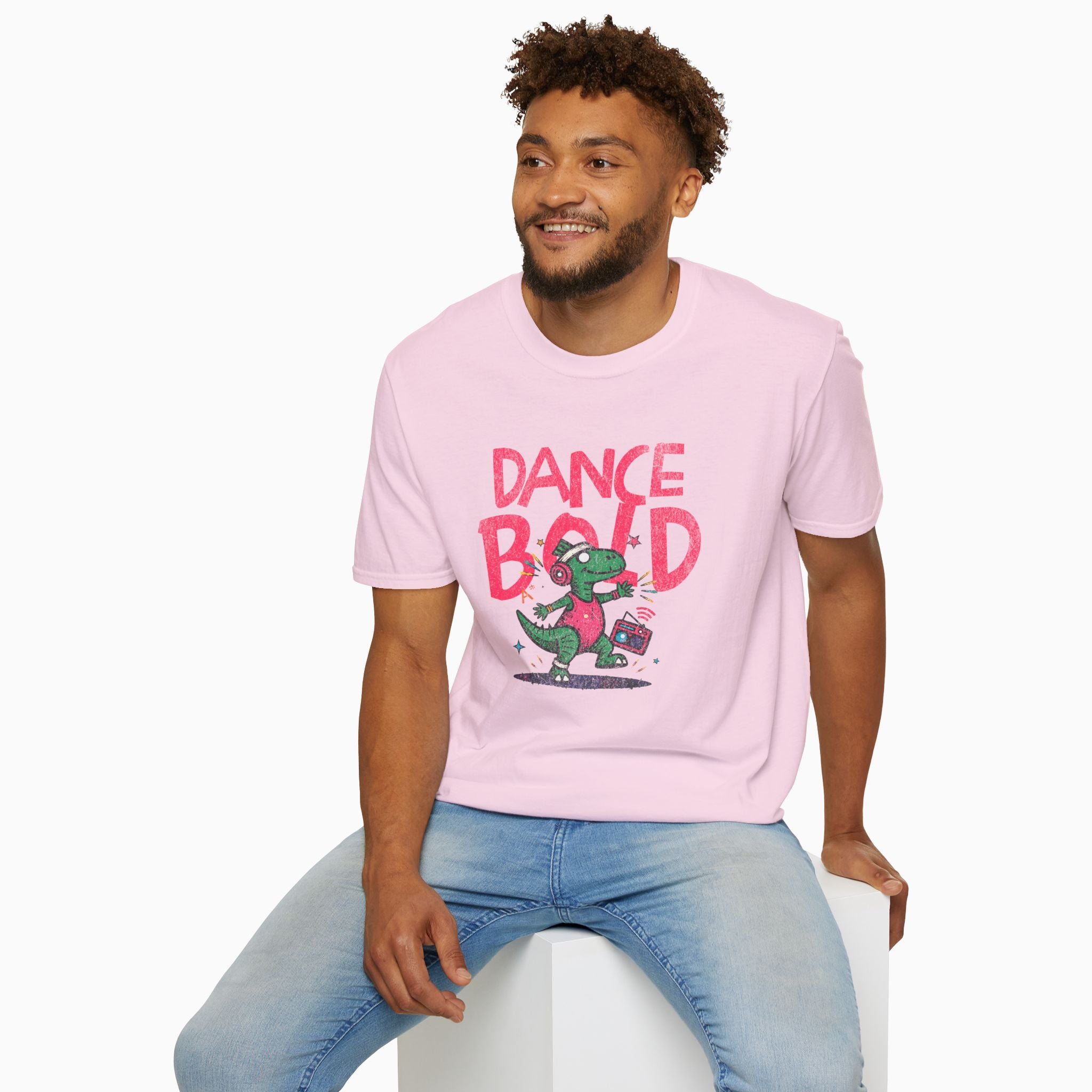 Dance Bold Unisex T-Shirt - Classic Fit, Flame-Retardant Cotton