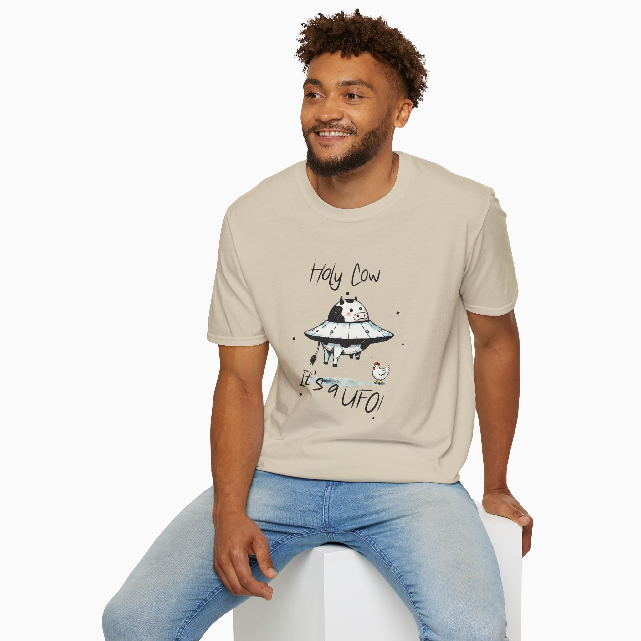 Holy Cow, It's a UFO Unisex T-Shirt